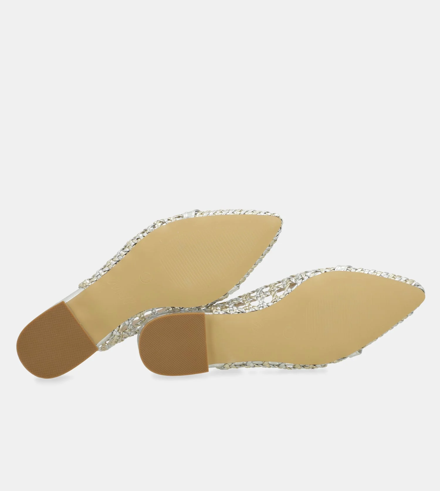 Gold and silver slingback ballet flats - Image 7