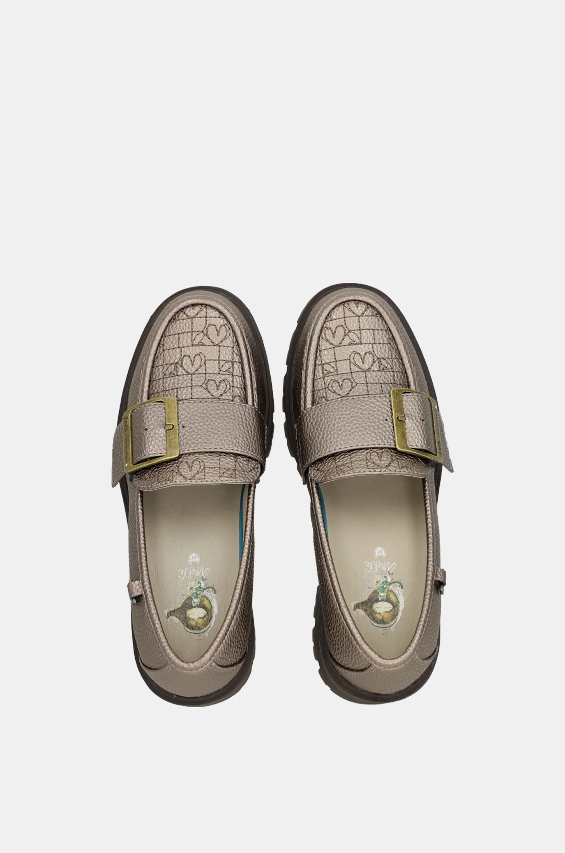 Gold loafers - Image 3