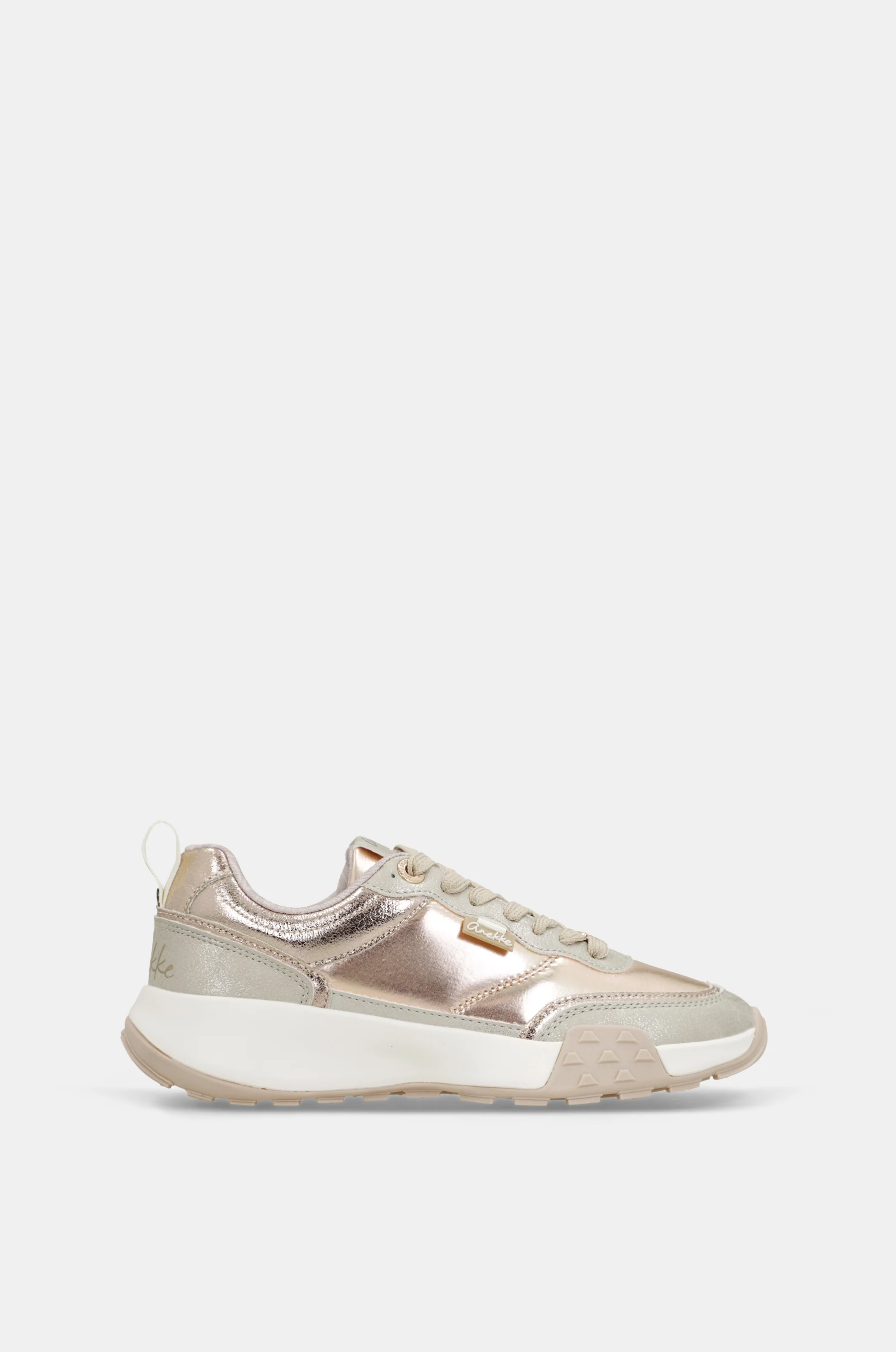 Gold sneakers