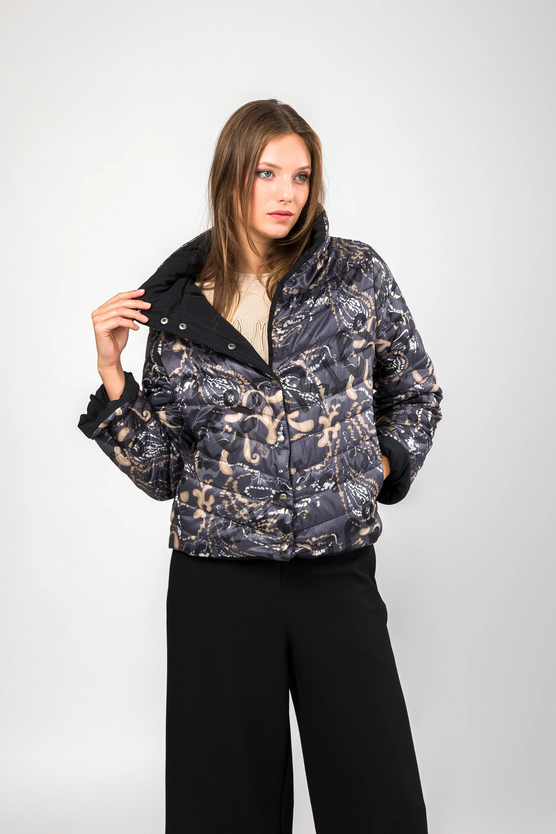 Gray reversible jacket - Image 4