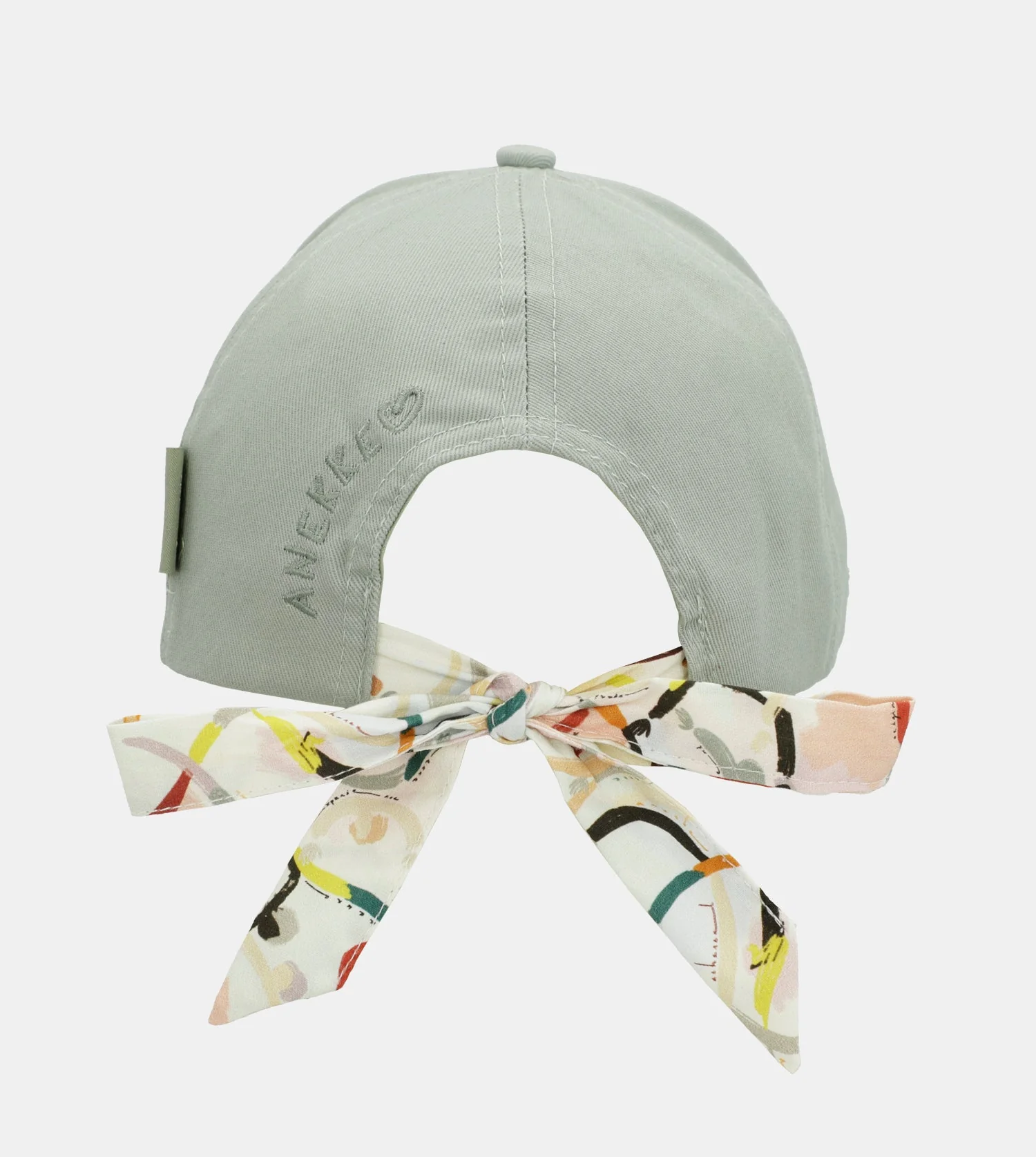 Green cap with printed bow - Image 2