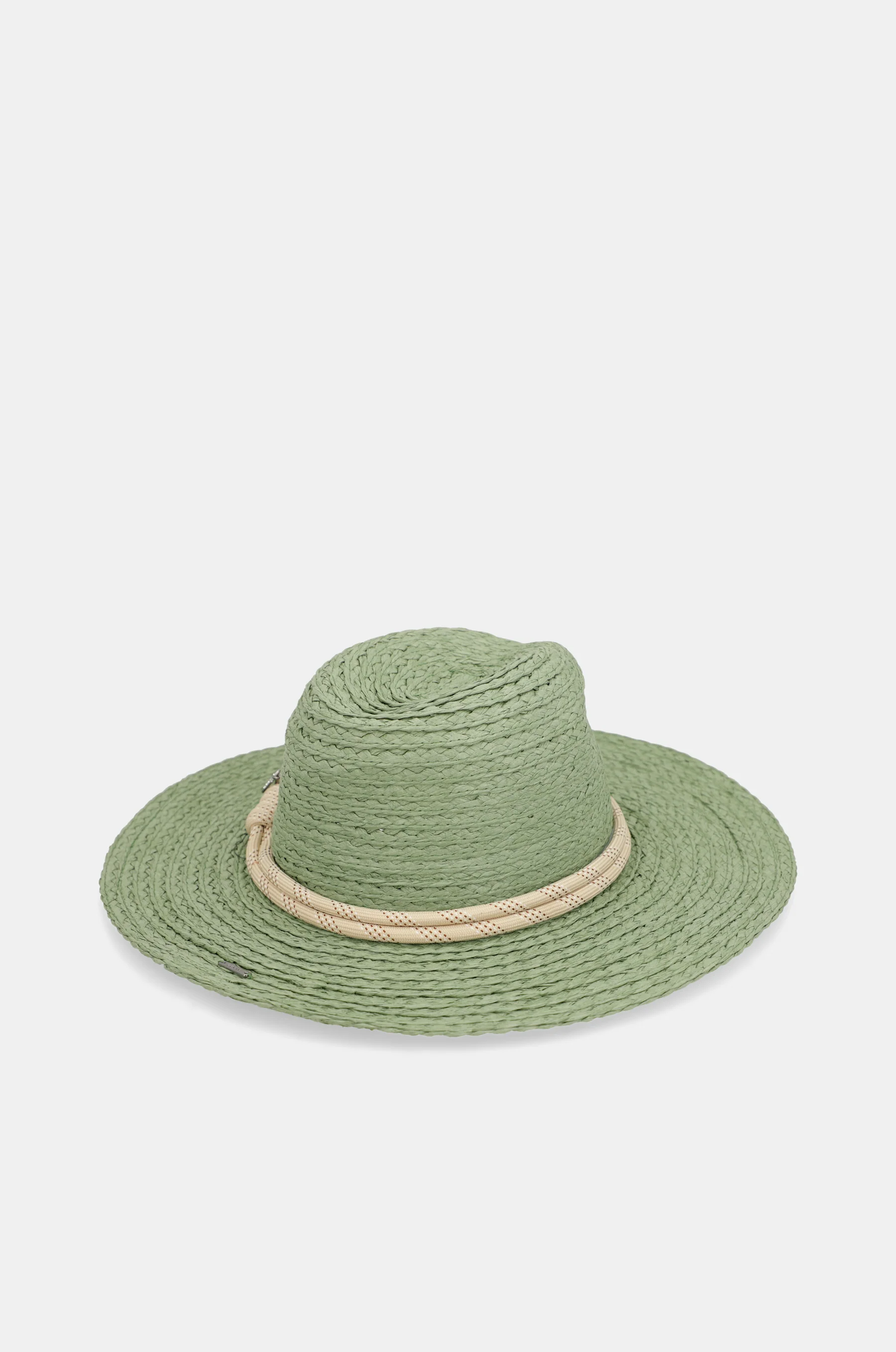 Green raffia hat - Image 3