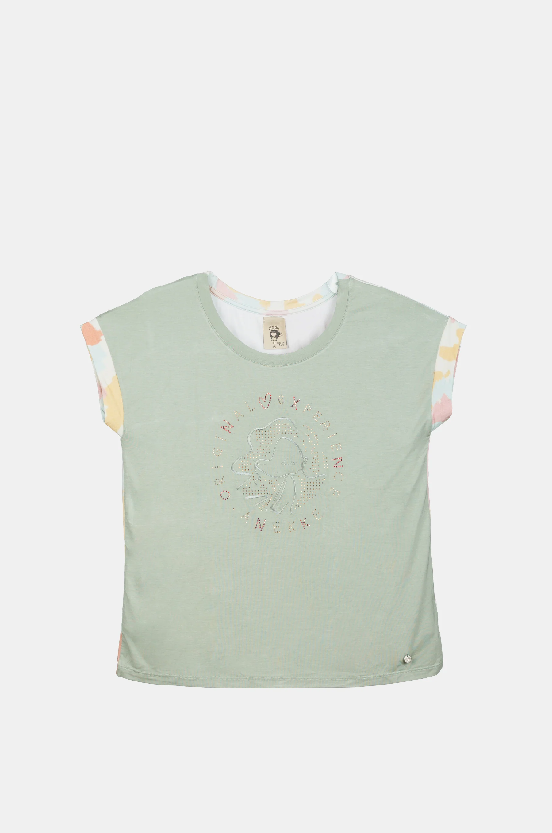 Green short-sleeve T-shirt Memories