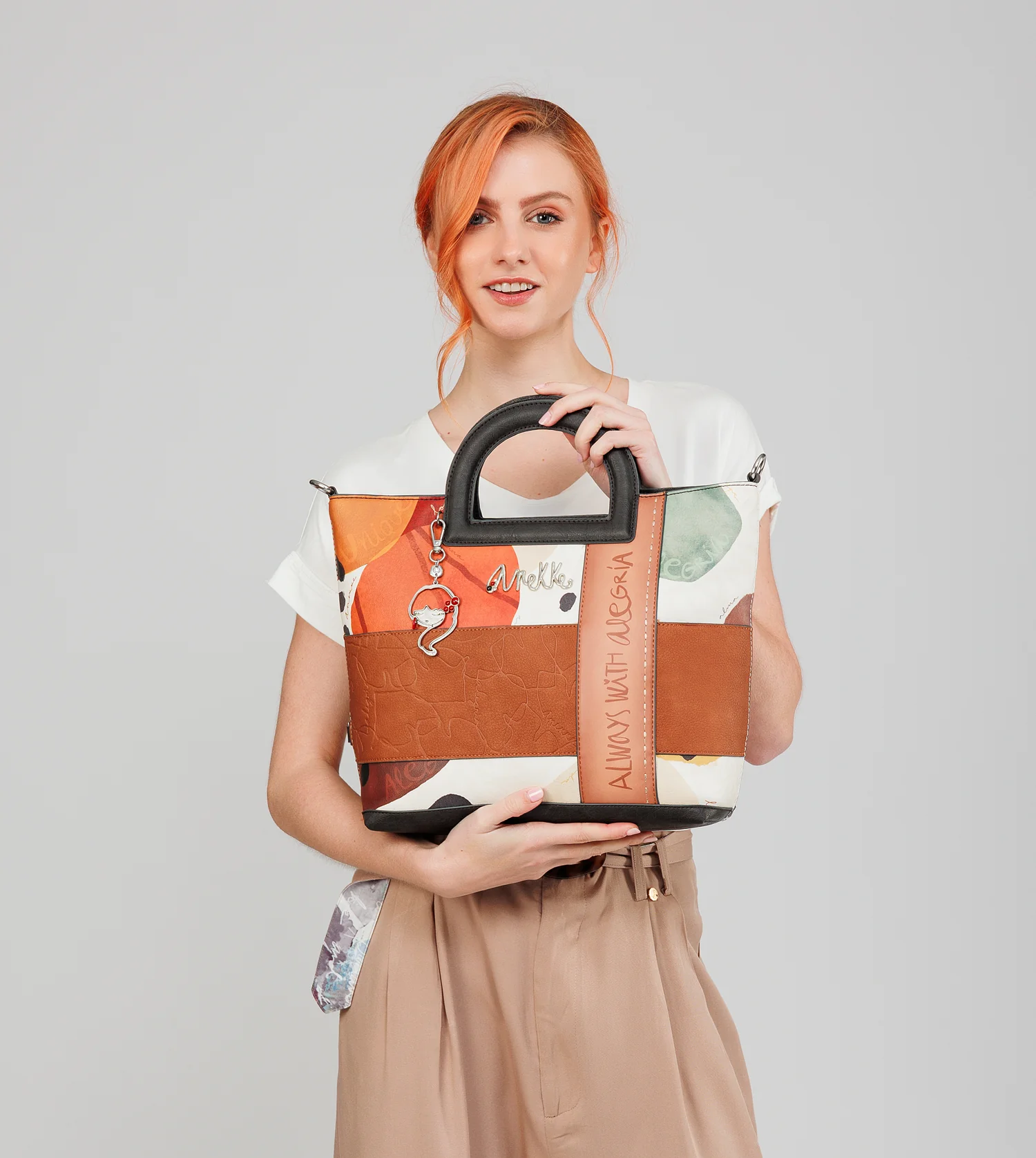 Handbag with crossbody strap Alma - Image 5