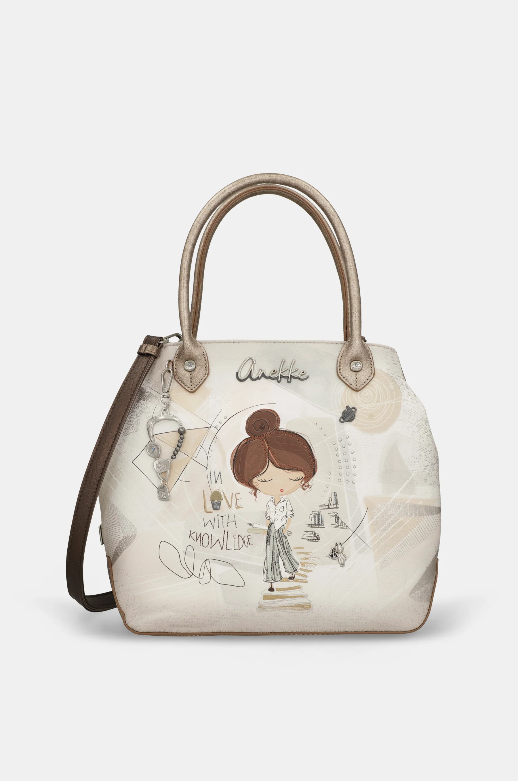 Handbag with crossbody bag Sophia