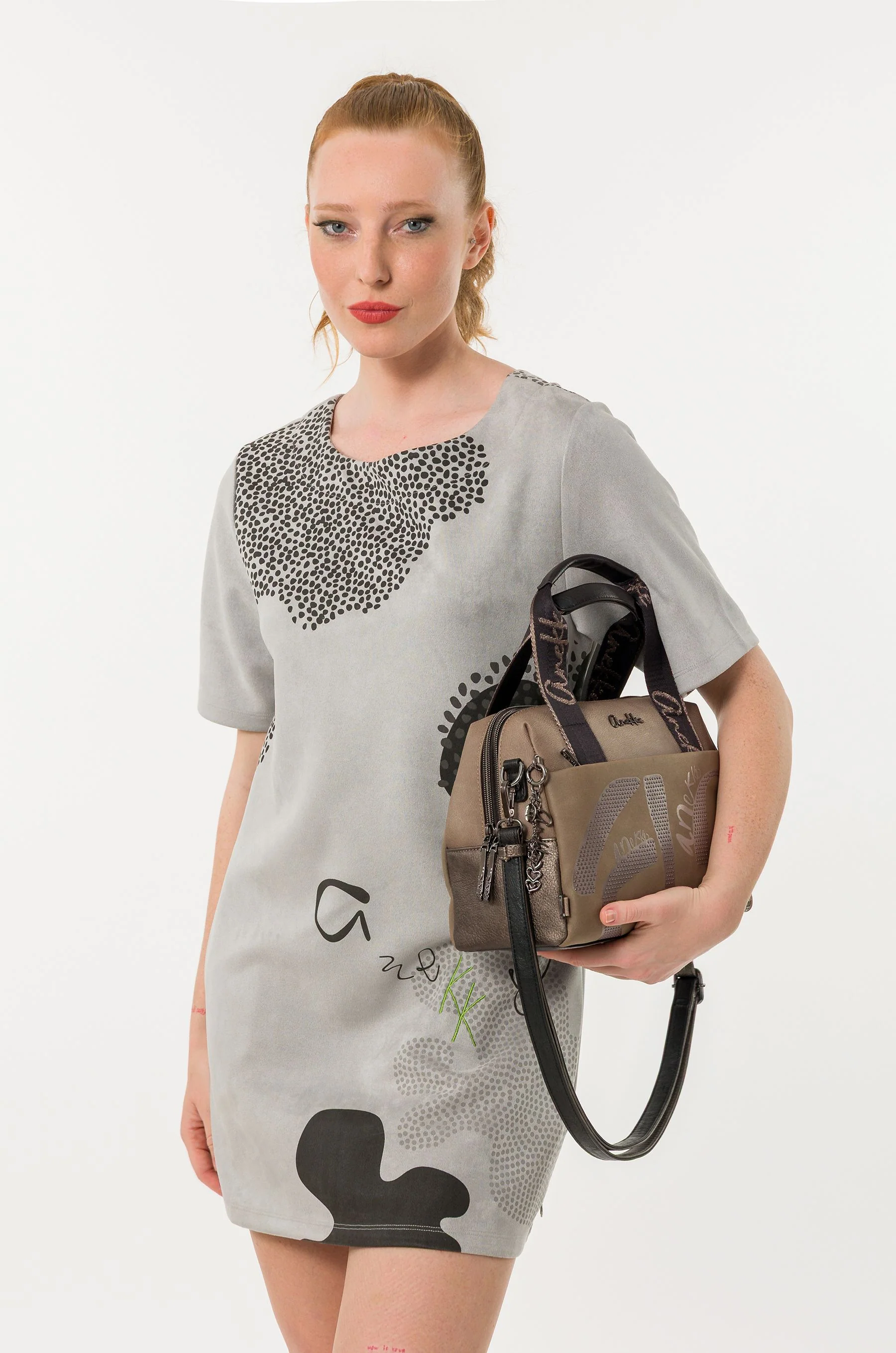 Short-handle bag Taupe - Image 10