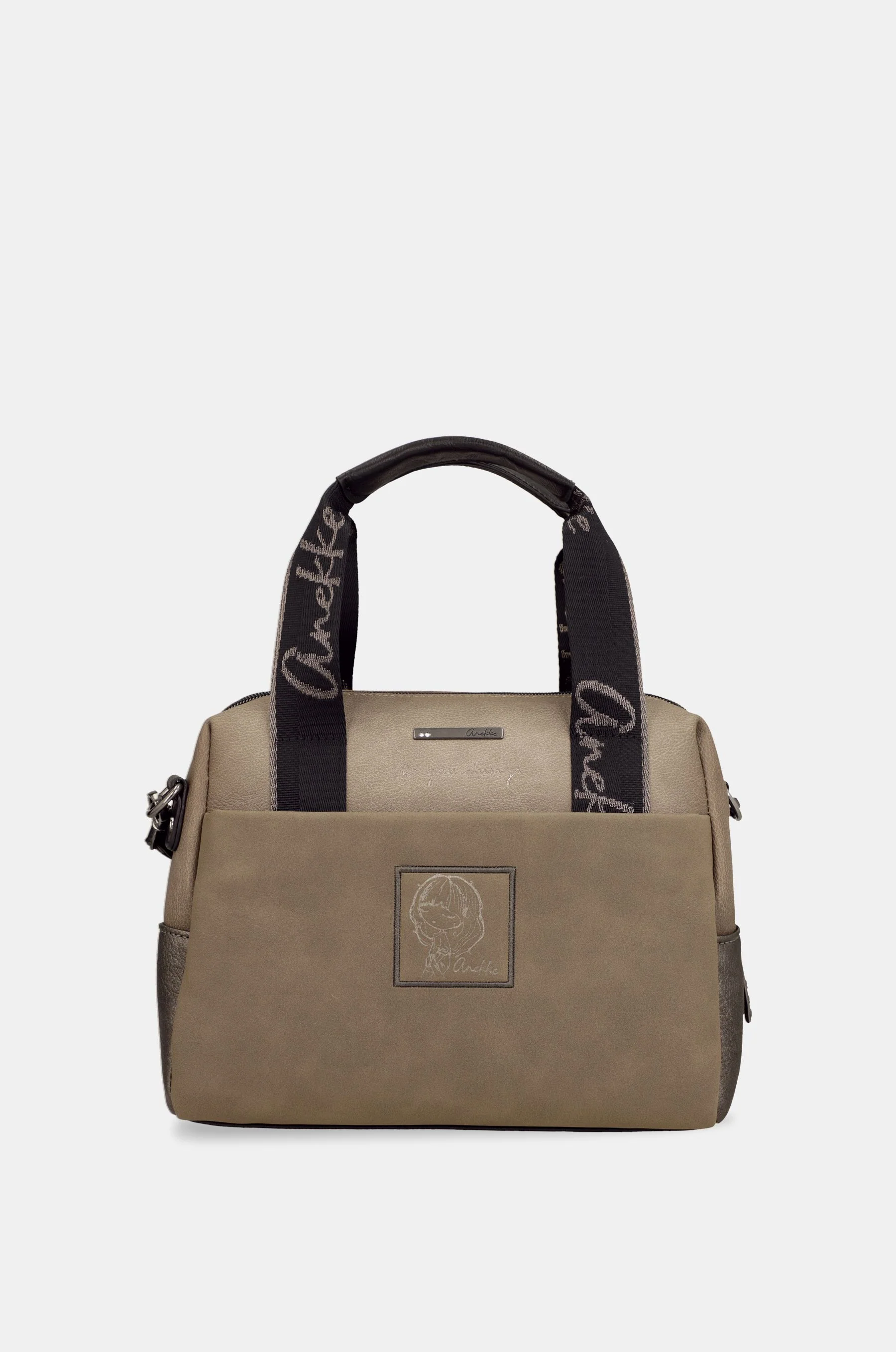 Short-handle bag Taupe - Image 4