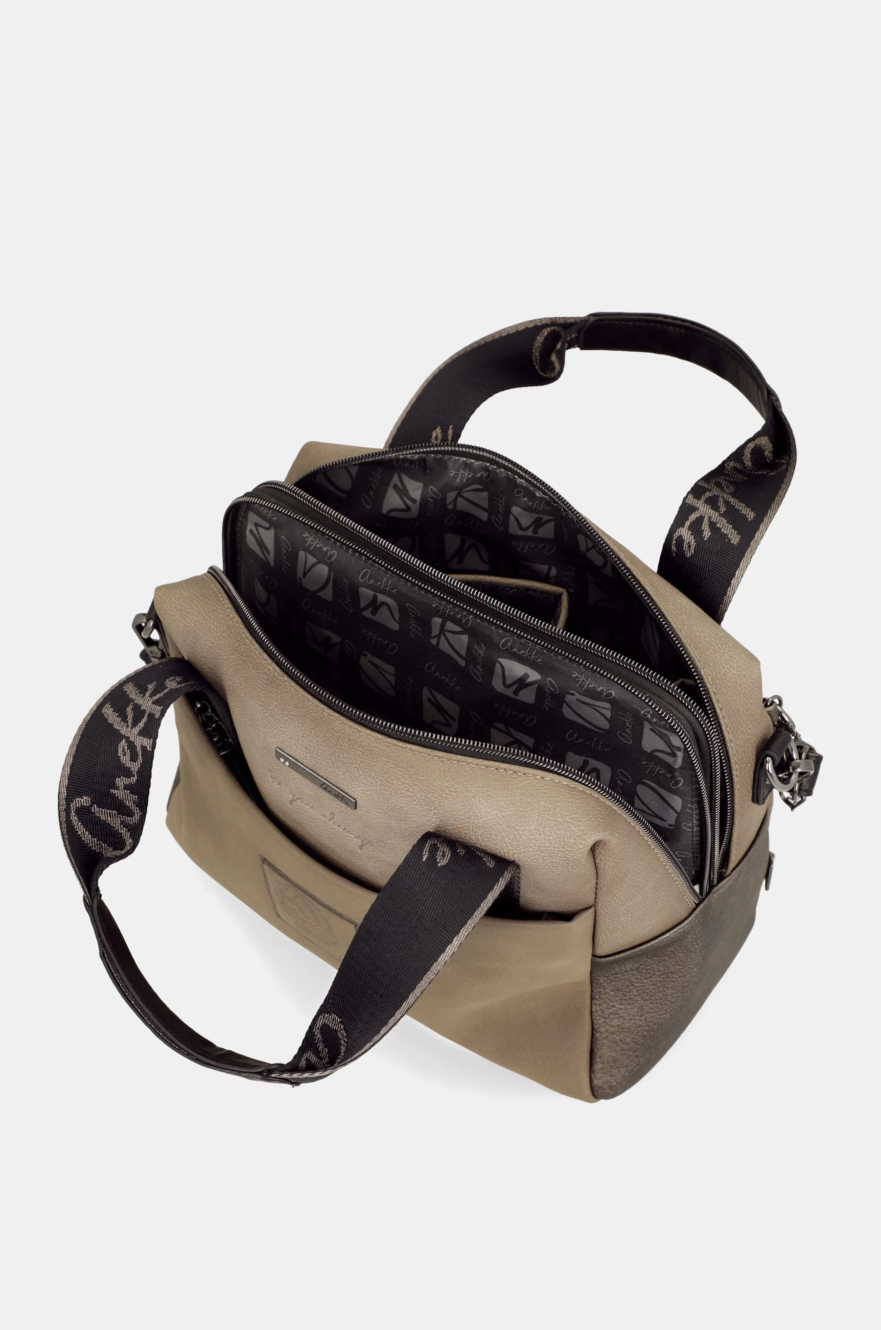 Short-handle bag Taupe - Image 8
