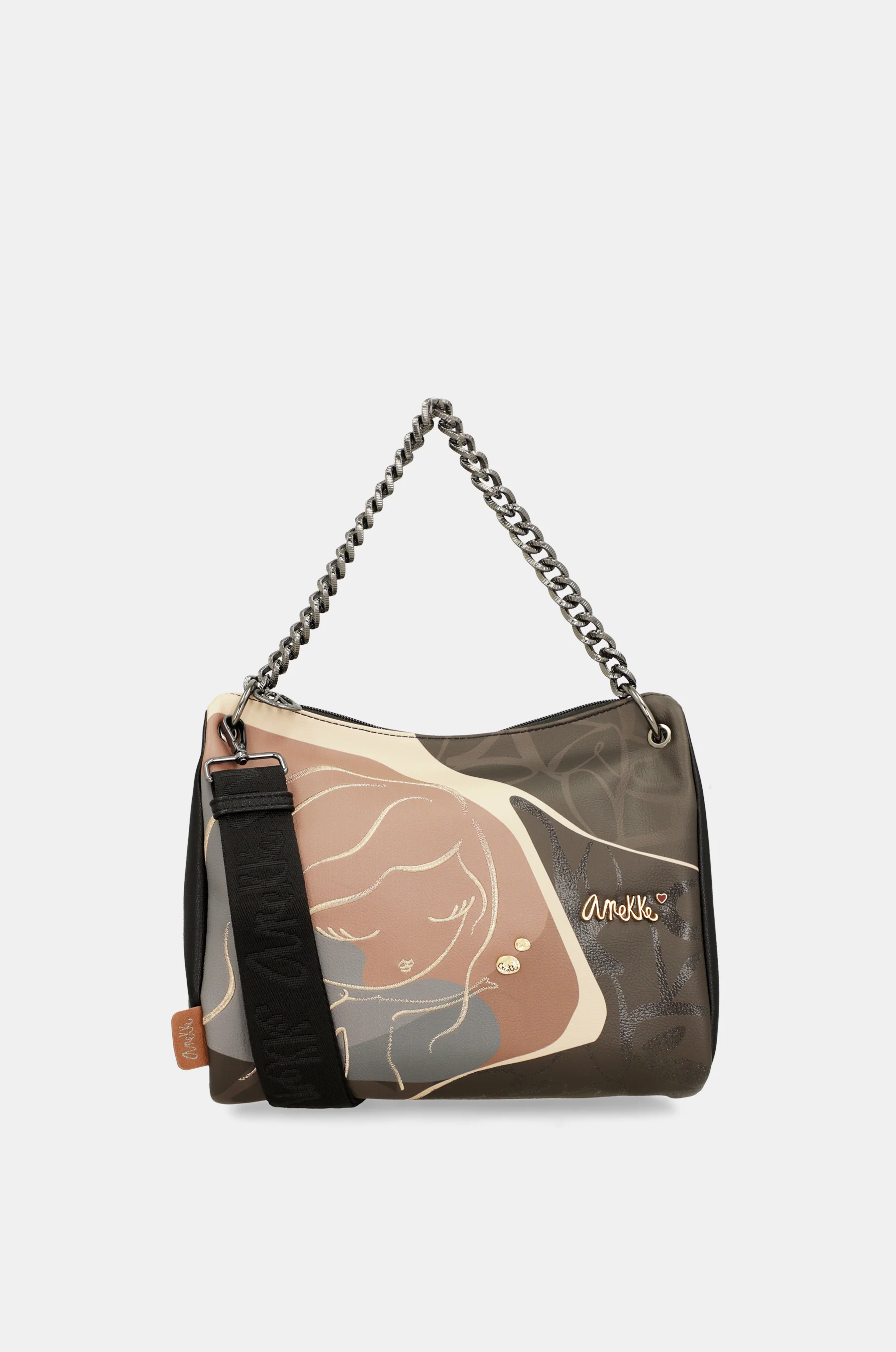 Heartbeat crossbody bag with metal handle - Image 7