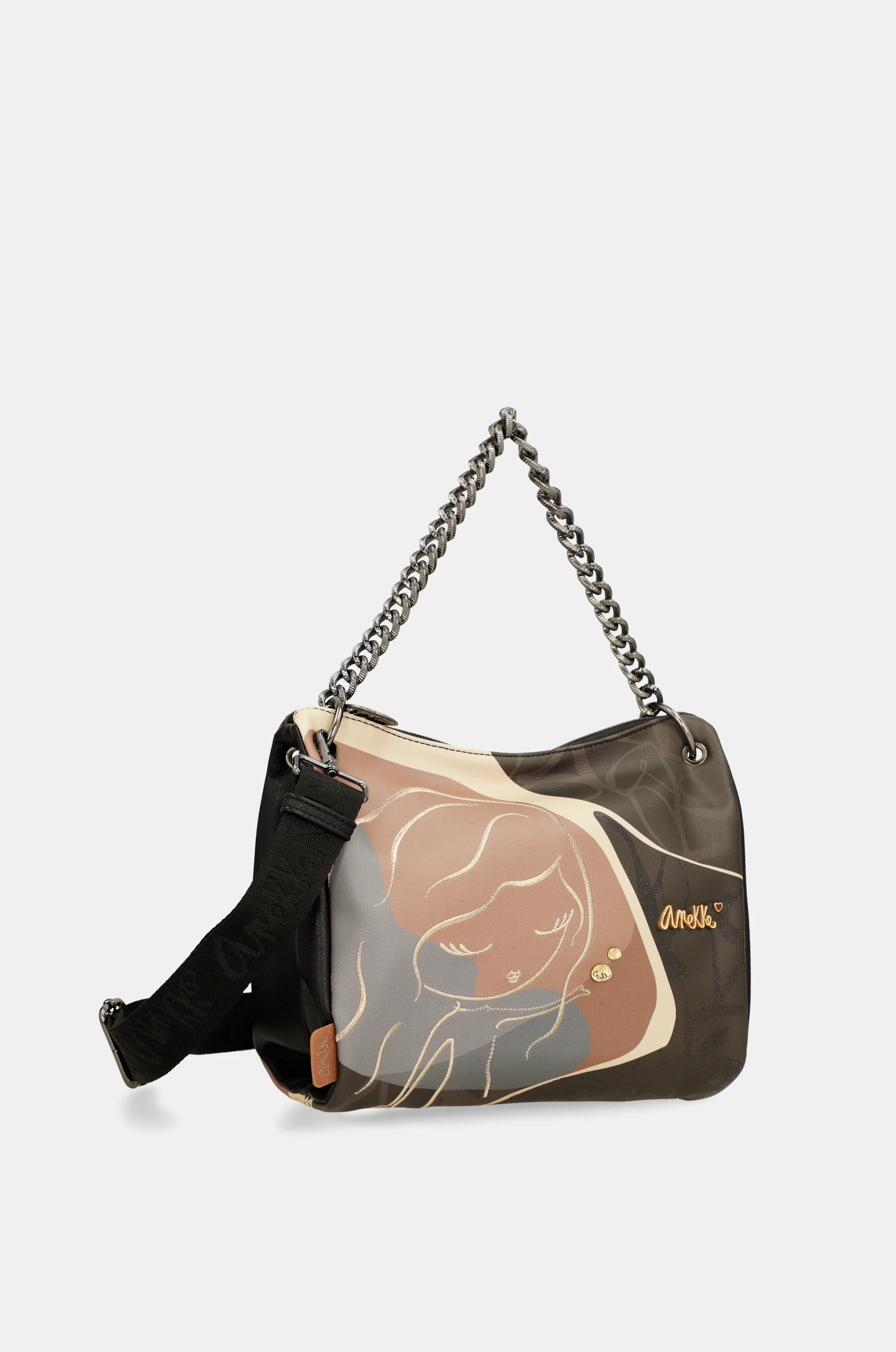 Heartbeat crossbody bag with metal handle - Image 8