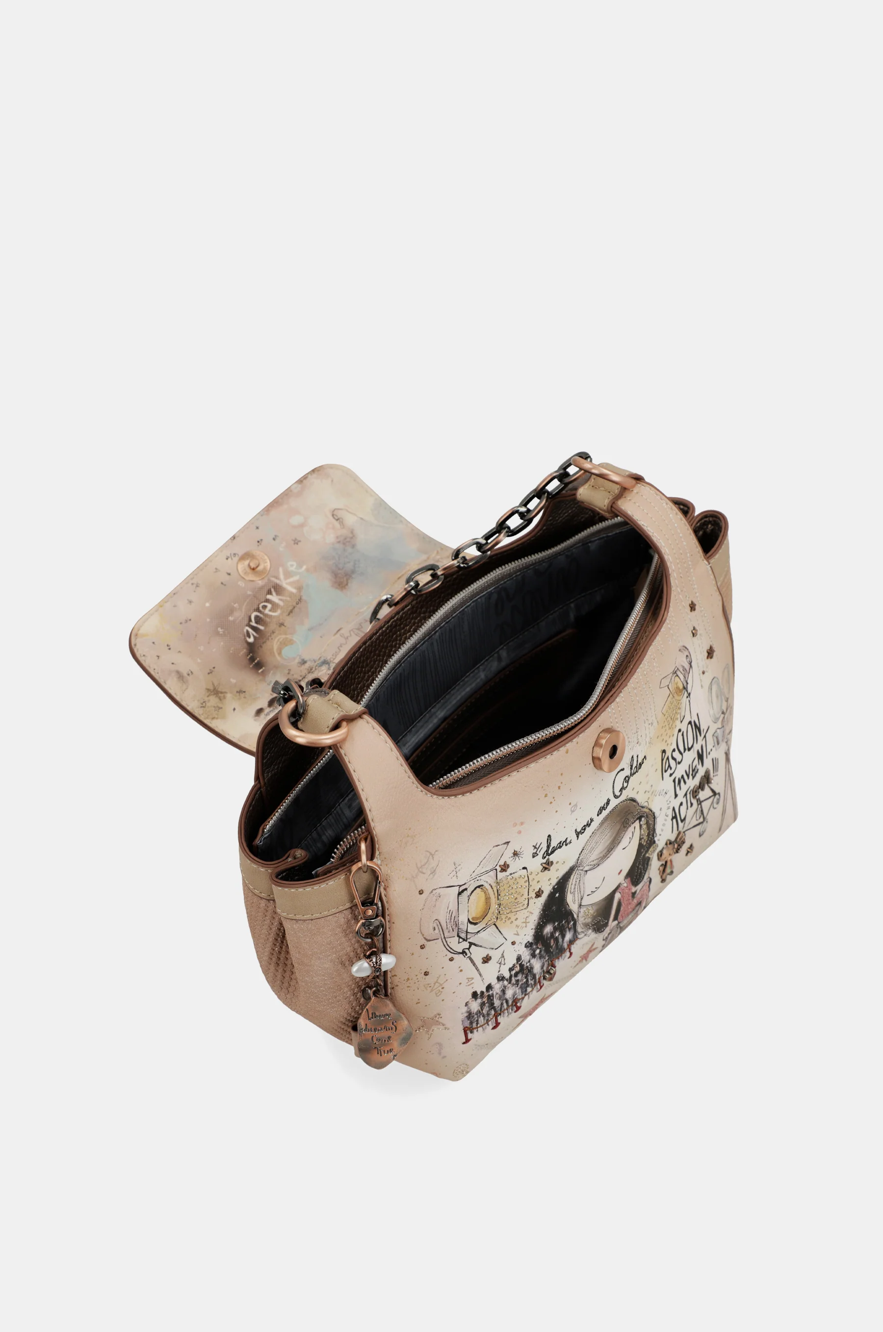 Hollywood crossbody bag with metal handle - Image 10
