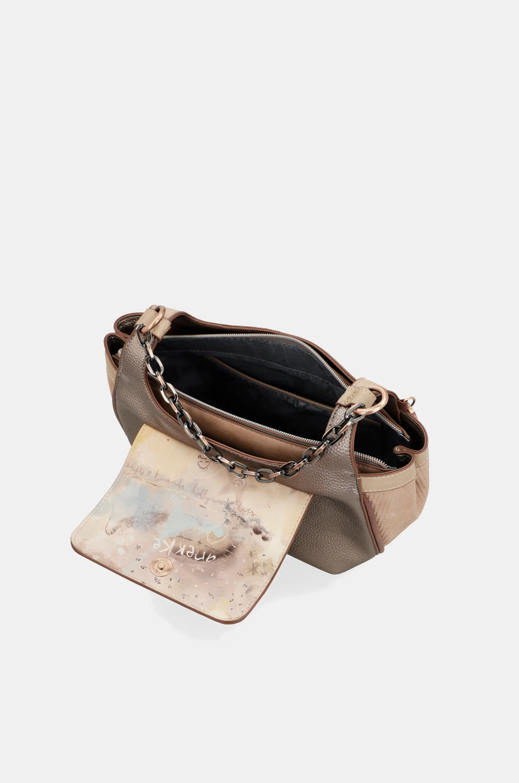 Hollywood crossbody bag with metal handle - Image 11