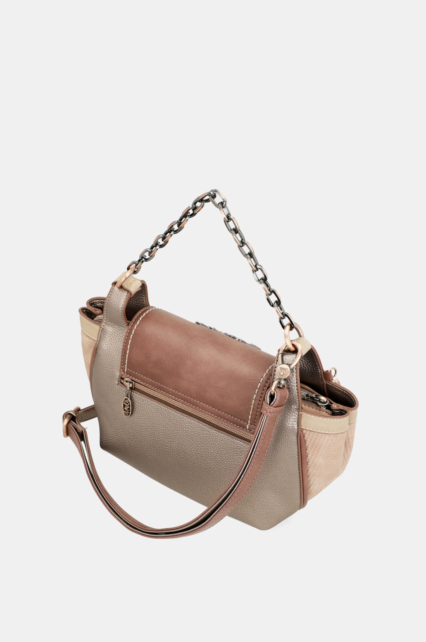 Hollywood crossbody bag with metal handle - Image 9