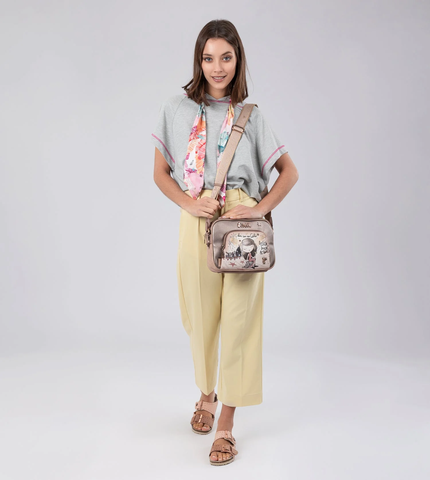 Hollywood double compartment crossbody bag - Image 6