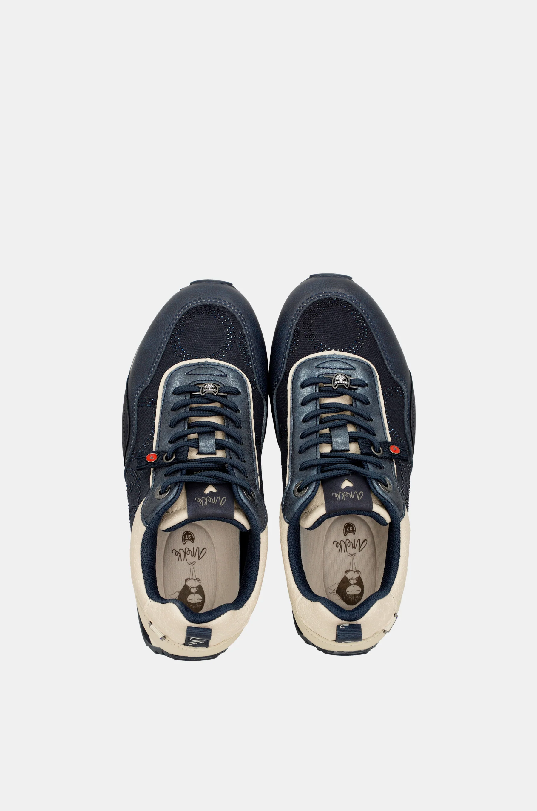 Hollywood navy blue sneakers - Image 5