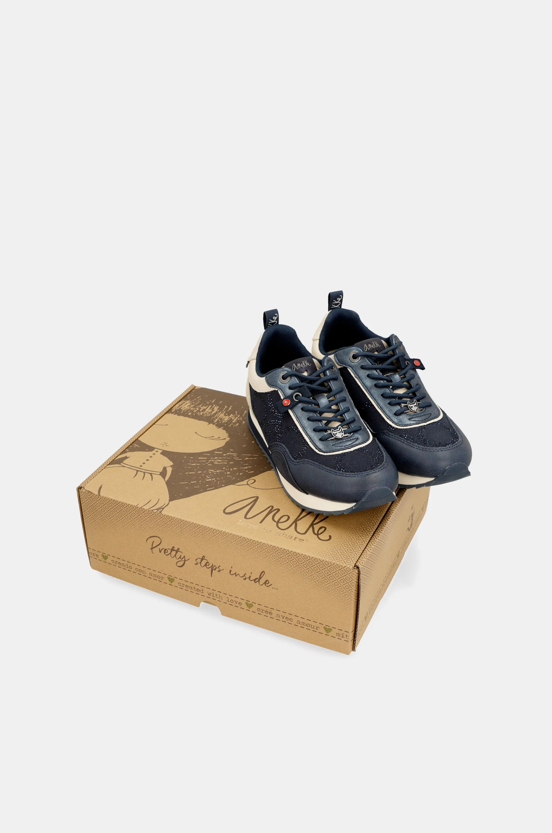 Hollywood navy blue sneakers - Image 9
