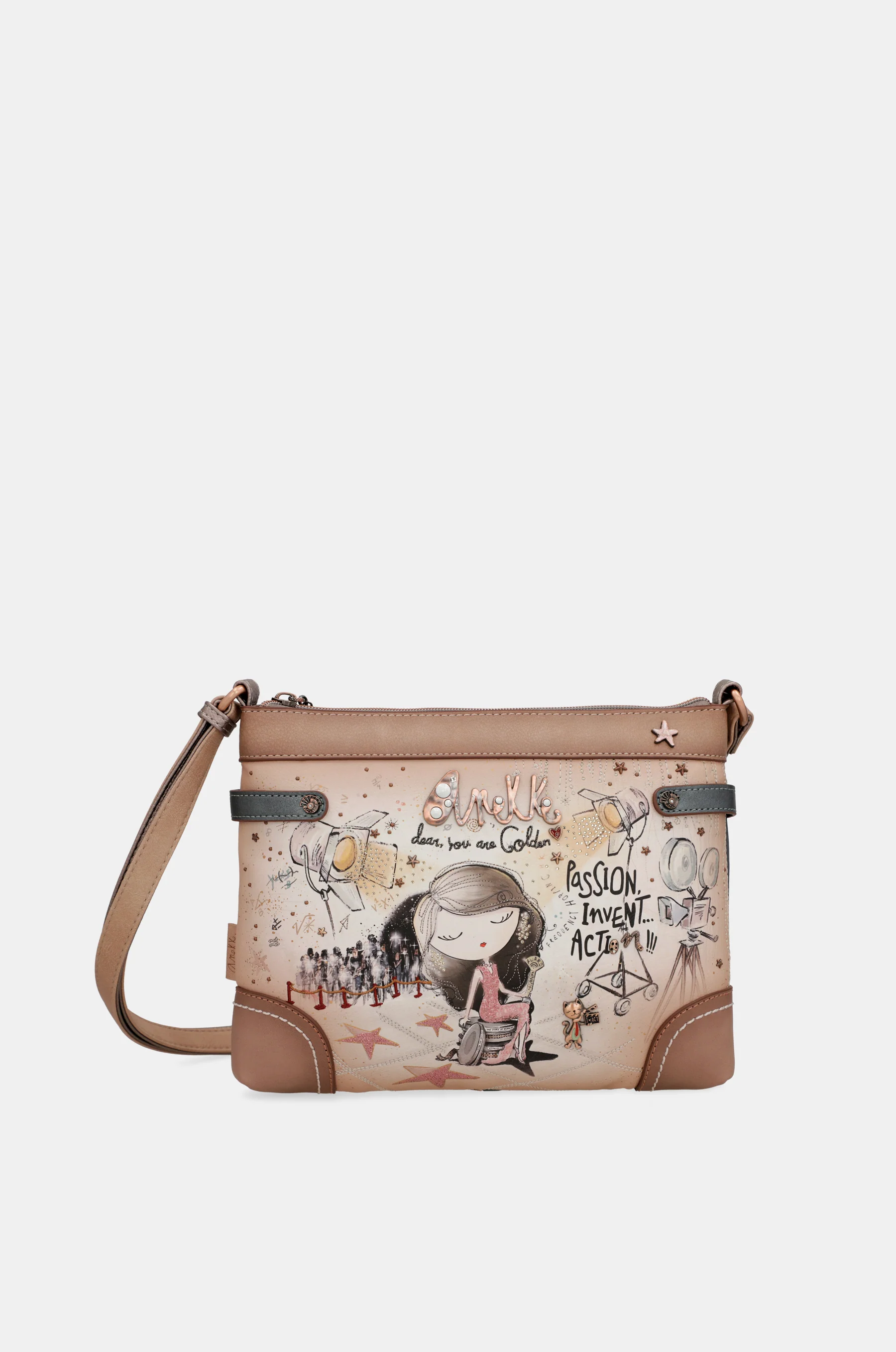 Hollywood rectangular crossbody bag