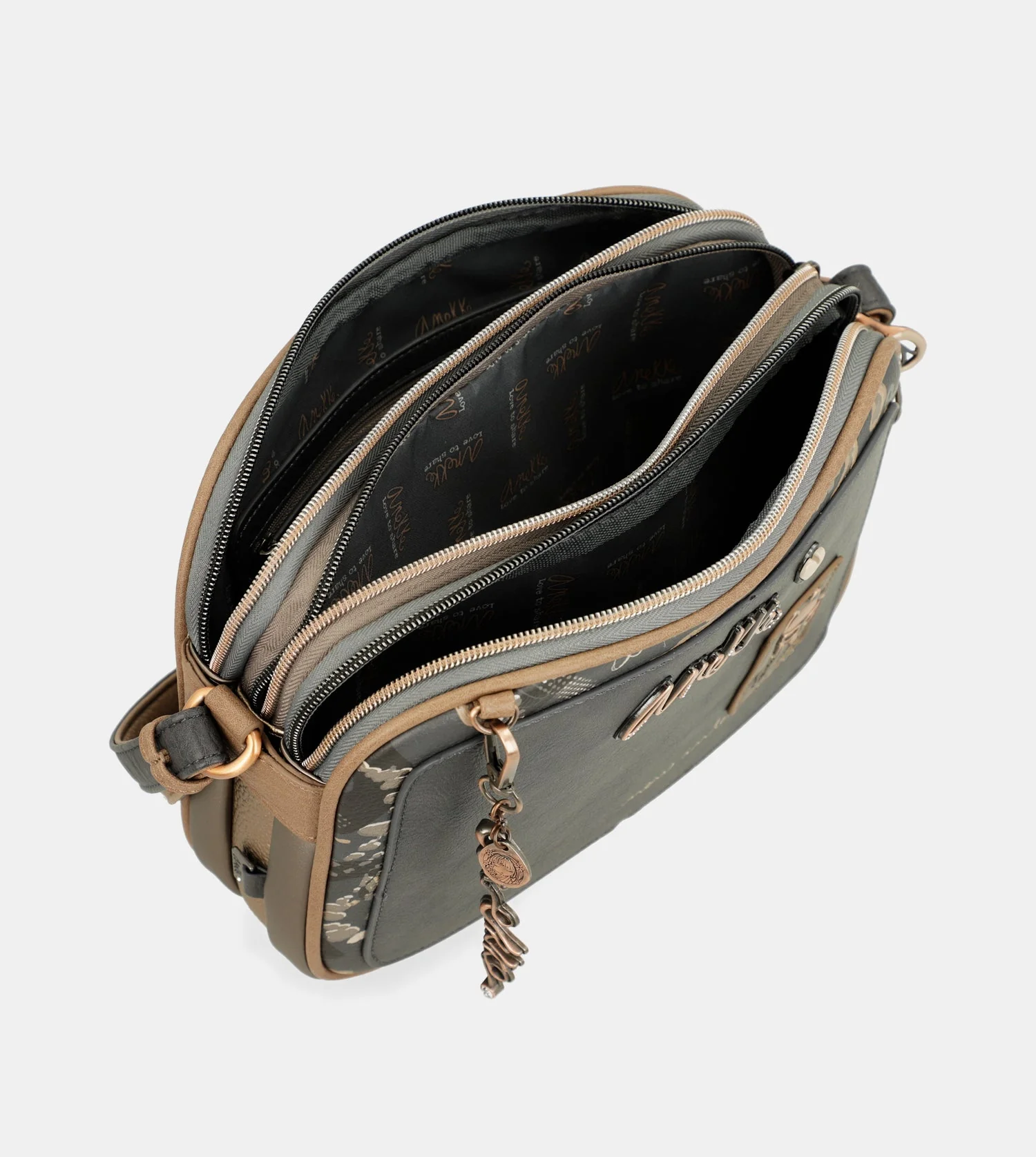 Intentions 3-compartment crossbody bag - Image 6