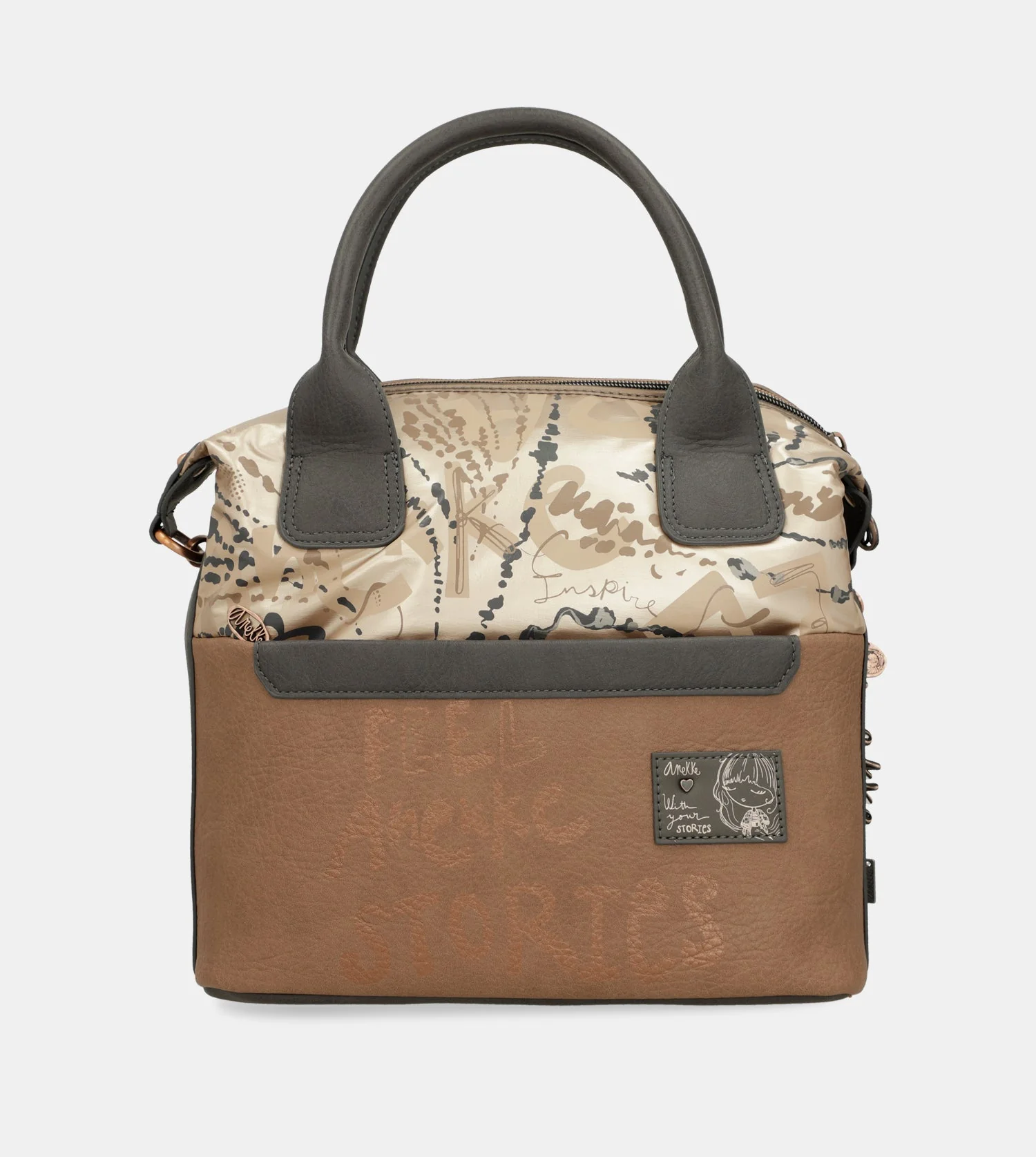 Intentions handle bag with shoulder strap - Image 3
