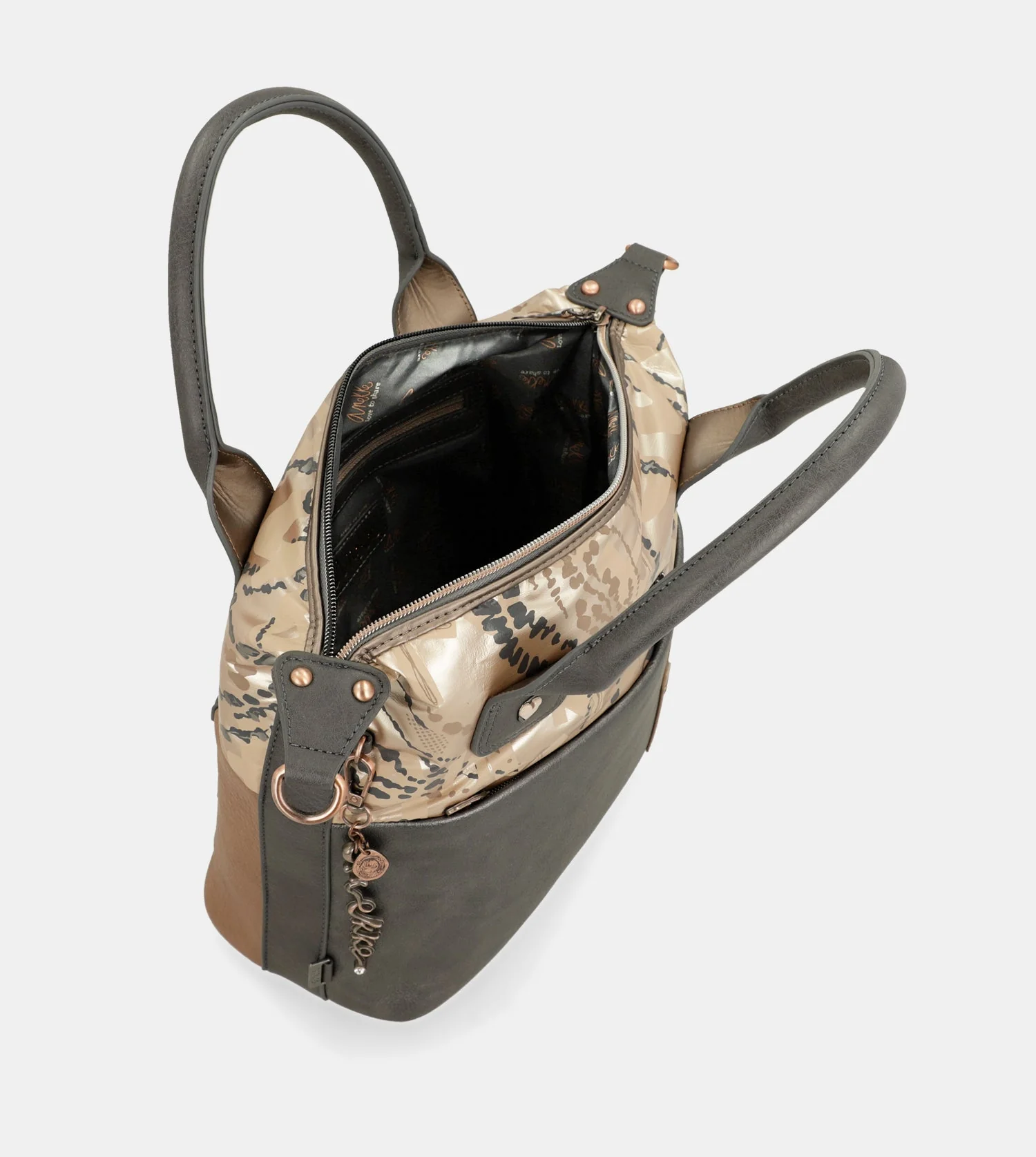 Intentions handle bag with shoulder strap - Image 5