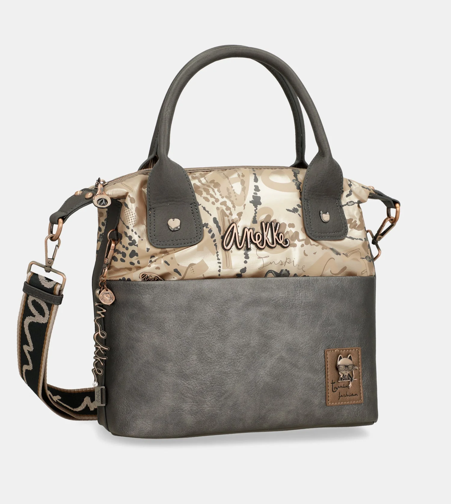 Intentions handle bag with shoulder strap - Image 6