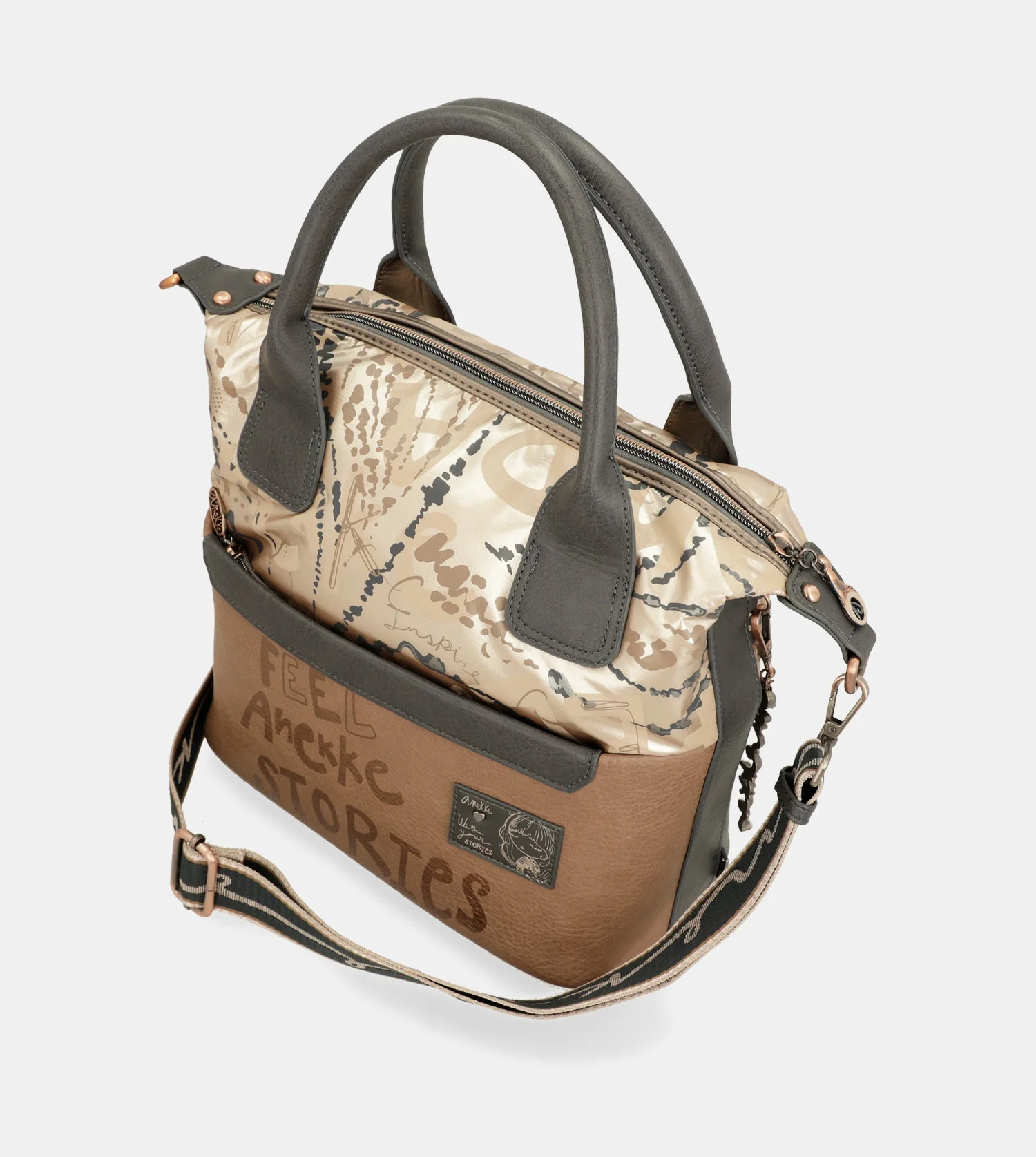 Intentions handle bag with shoulder strap - Image 8