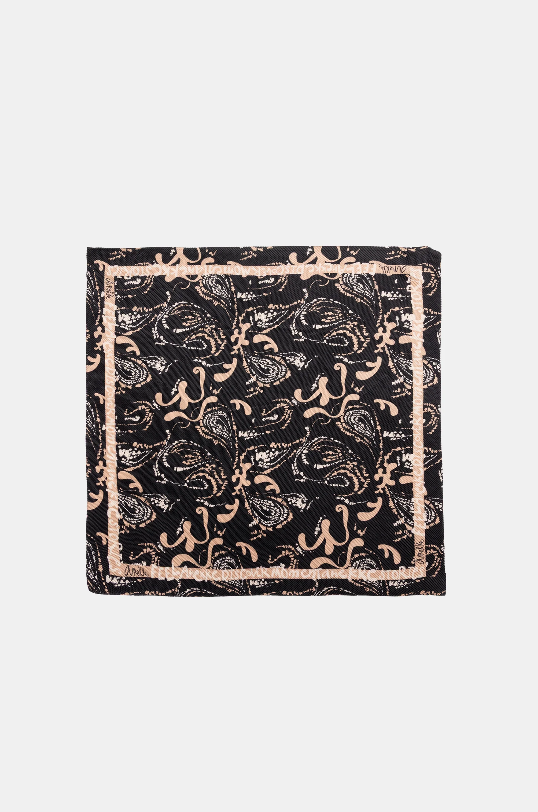 Intentions pleated square scarf - Image 2