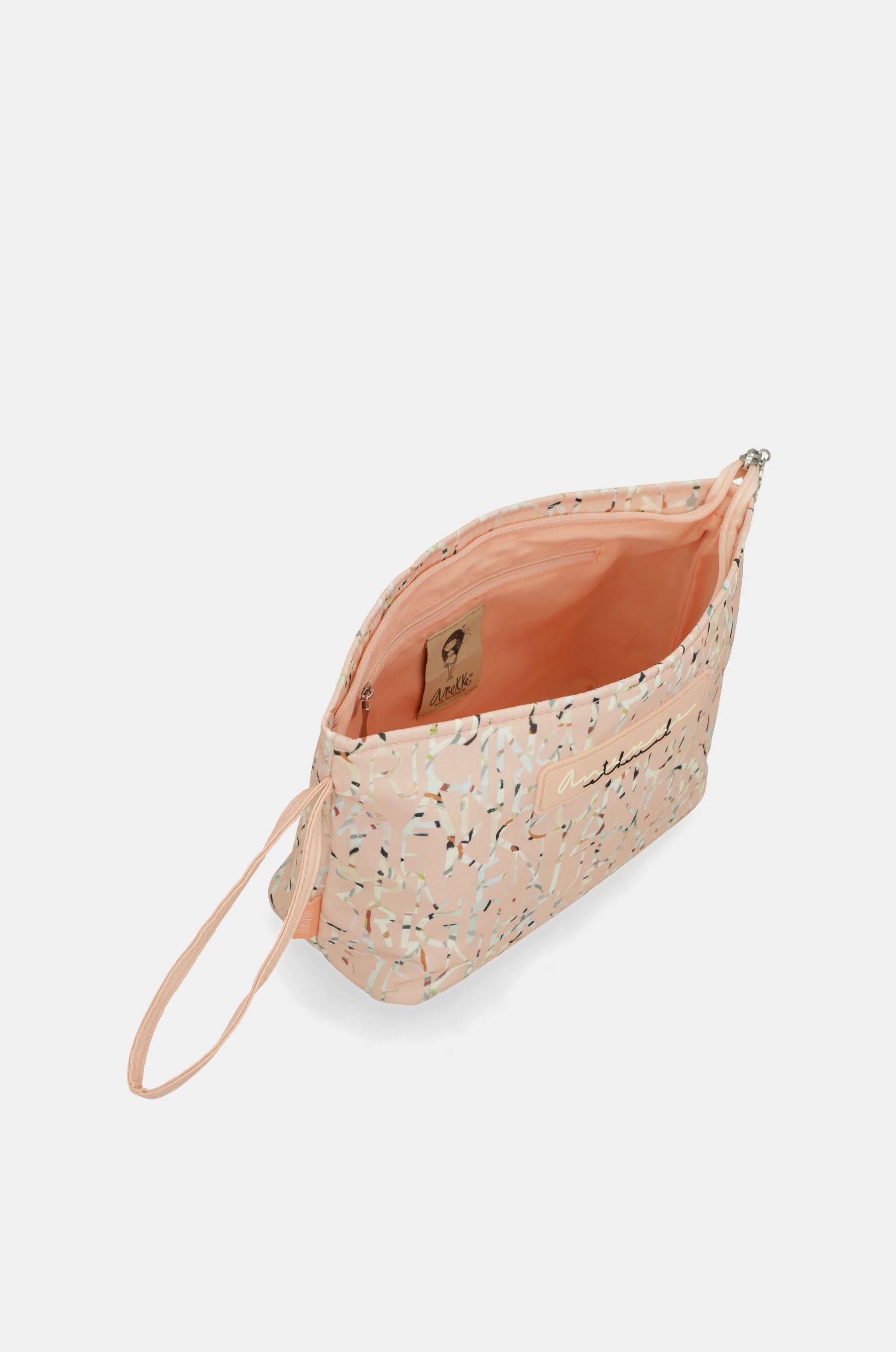 Large pink printed beach bag - Image 10