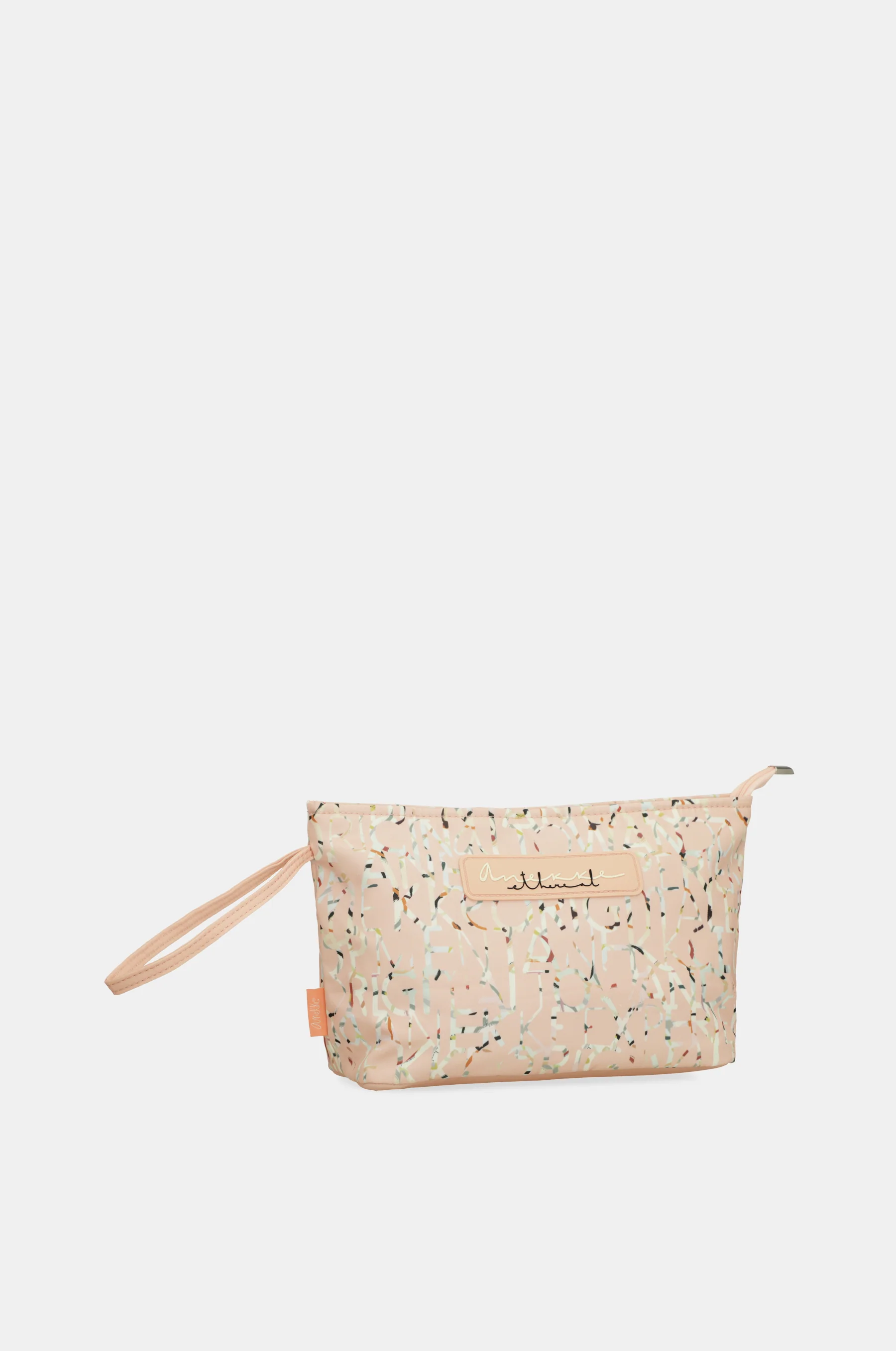 Large pink printed beach bag - Image 3