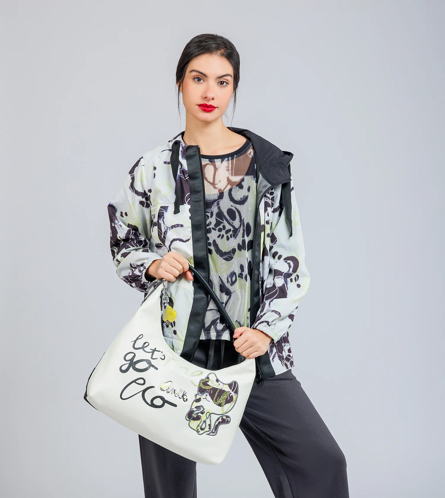 Large shoulder bag Nature Towanda - Image 2