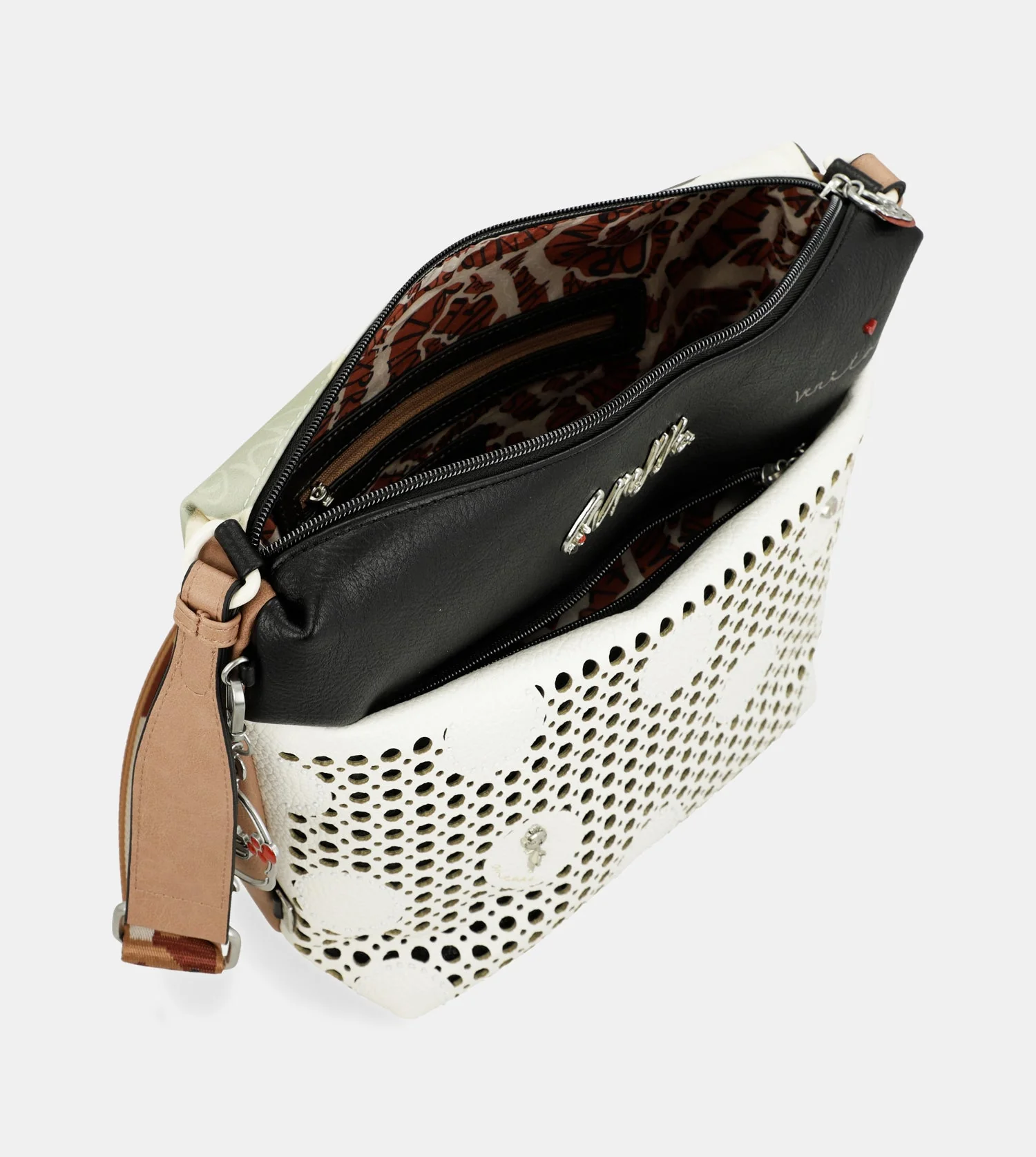Large crossbody bag with front pocket Alma - Image 6