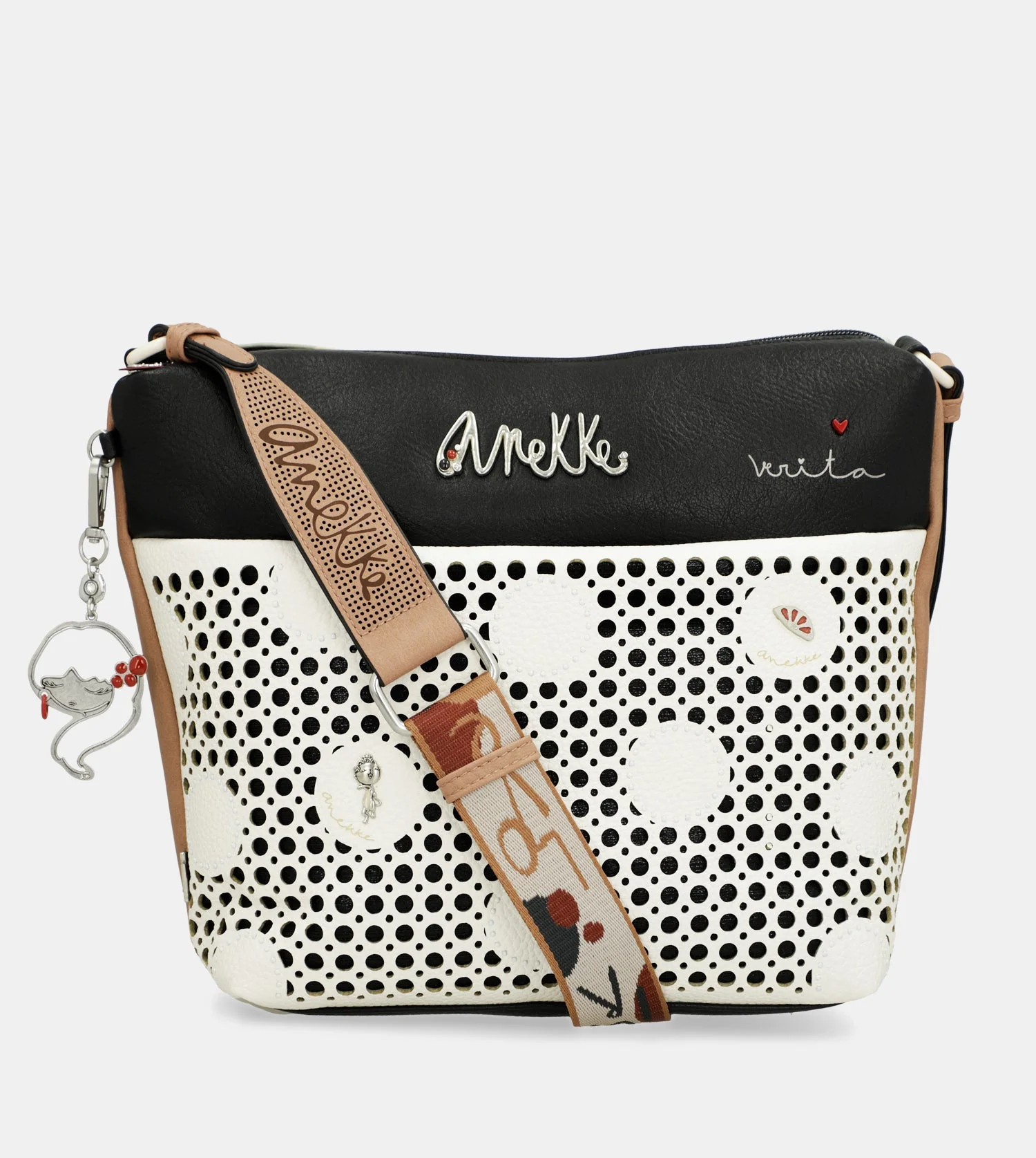 Large crossbody bag with front pocket Alma - Image 7