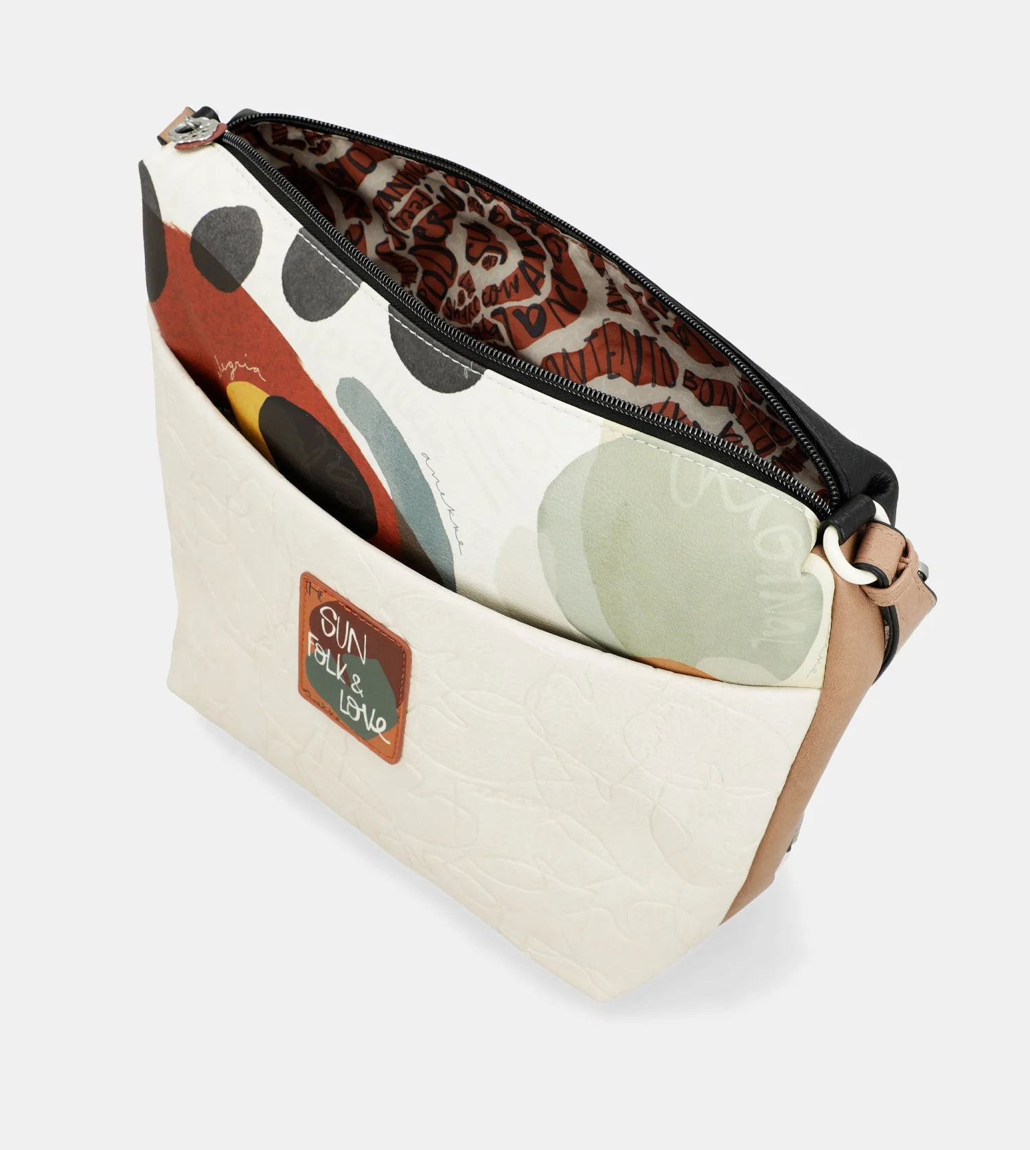 Large crossbody bag with front pocket Alma - Image 8