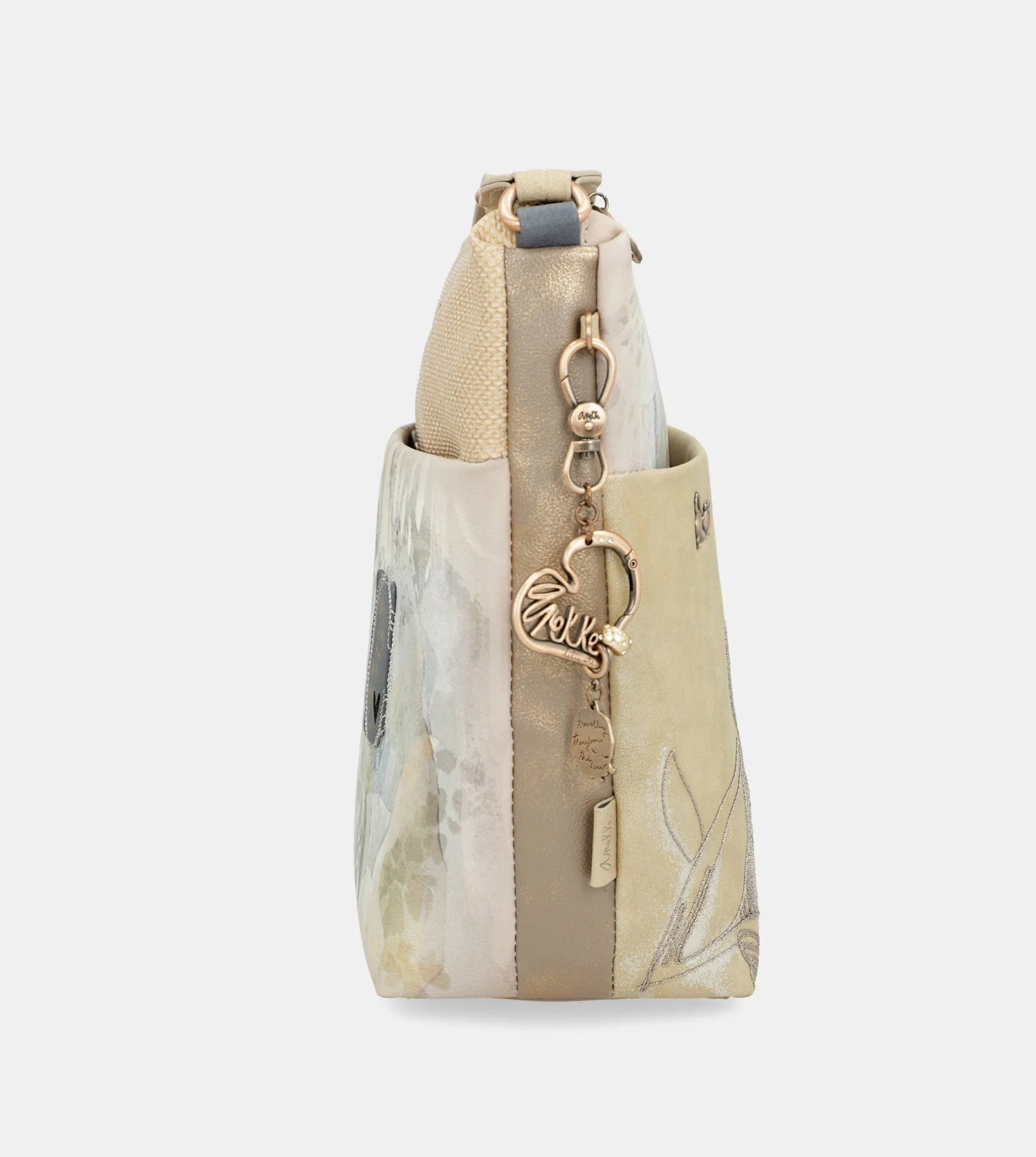 Large crossbody bag with front pocket Memories - Image 5