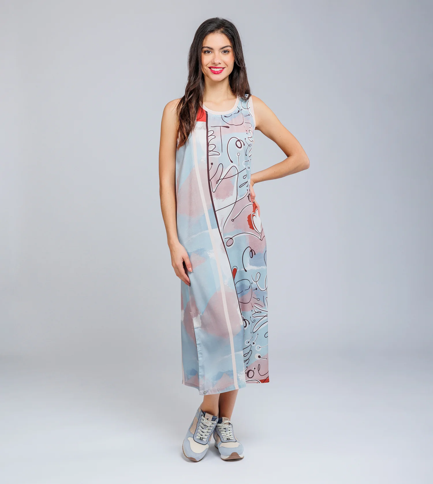 Long sleeveless dress Alma - Image 3