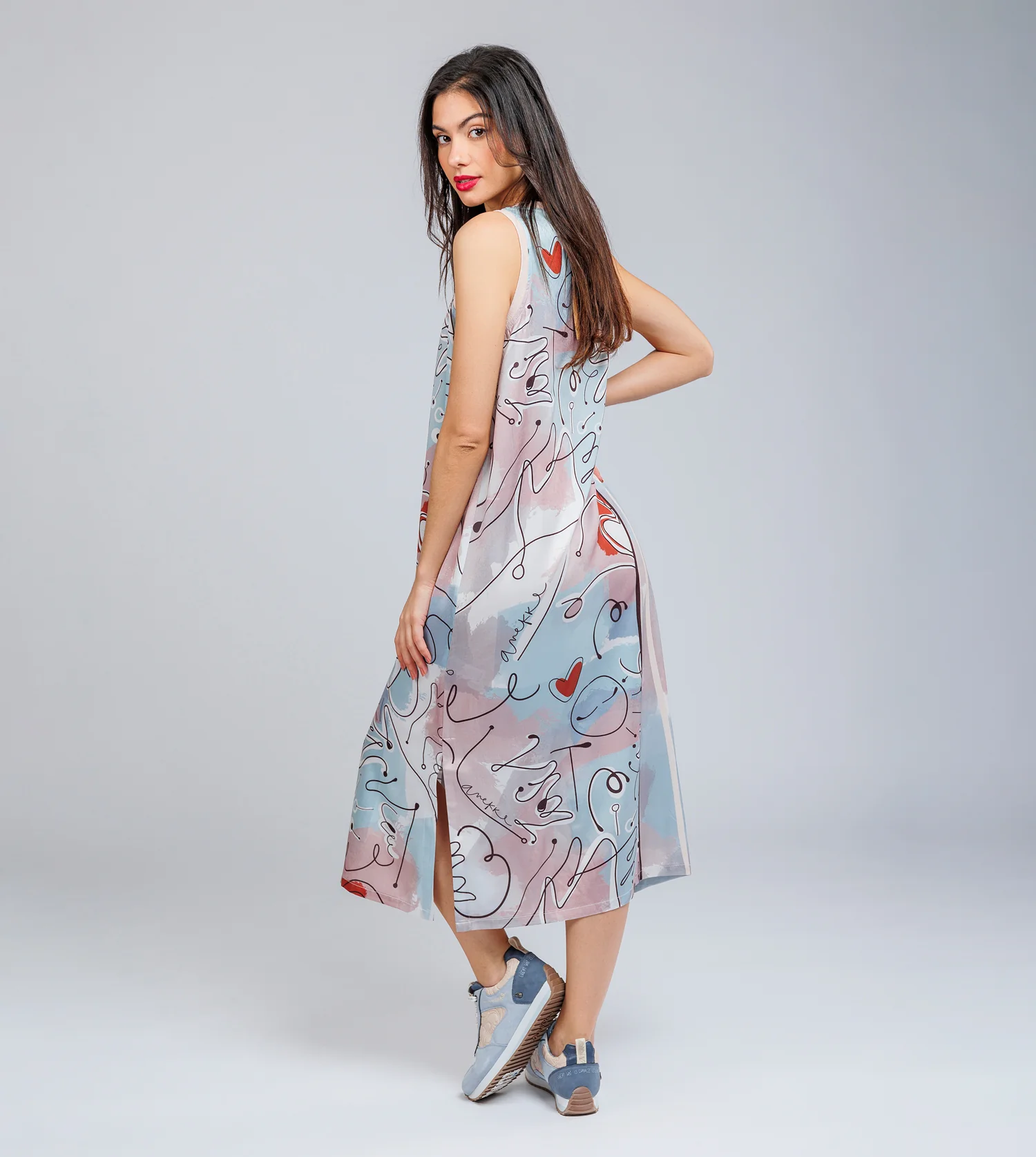 Long sleeveless dress Alma - Image 4