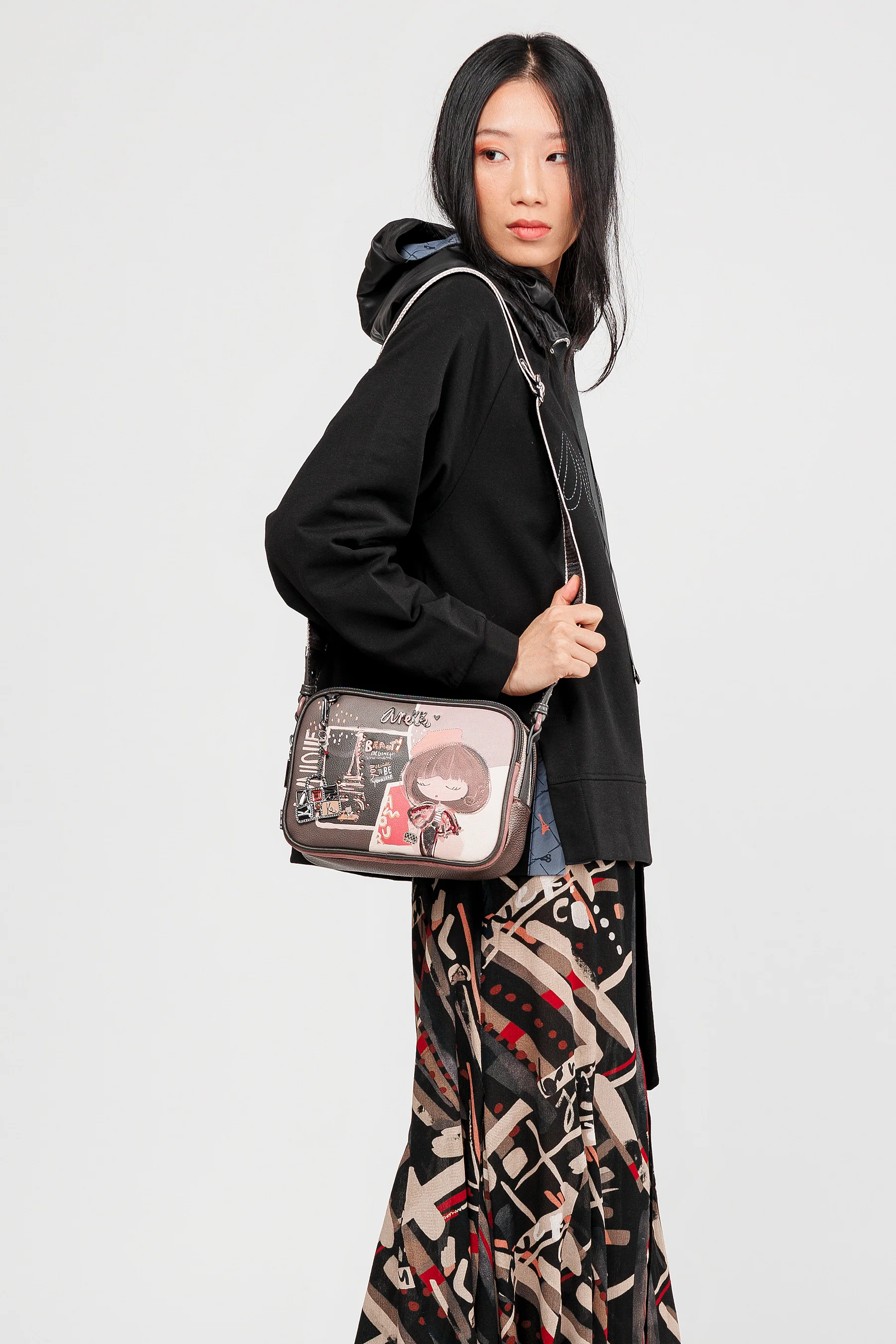 Mademoiselle 2-compartment crossbody bag - Image 2
