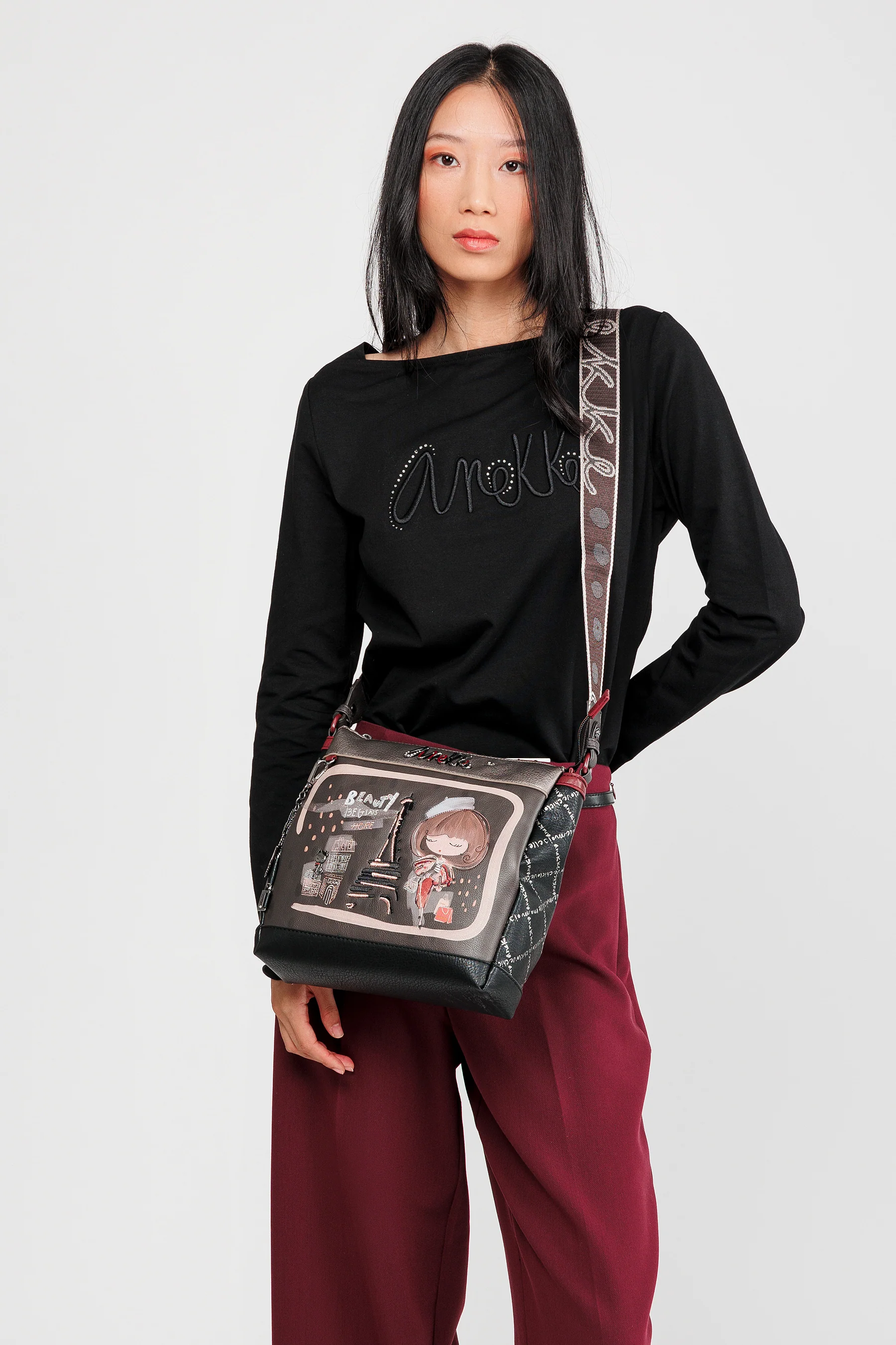 Mademoiselle 3-compartment crossbody bag - Image 4