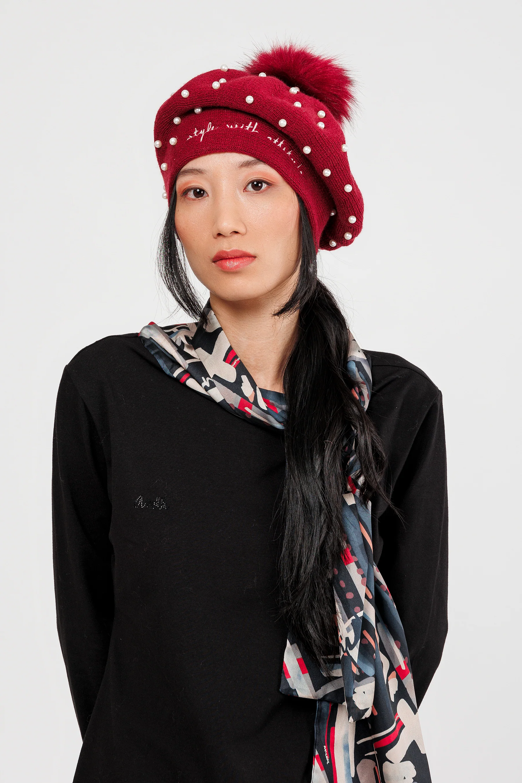 Mademoiselle knitted beret - Image 3