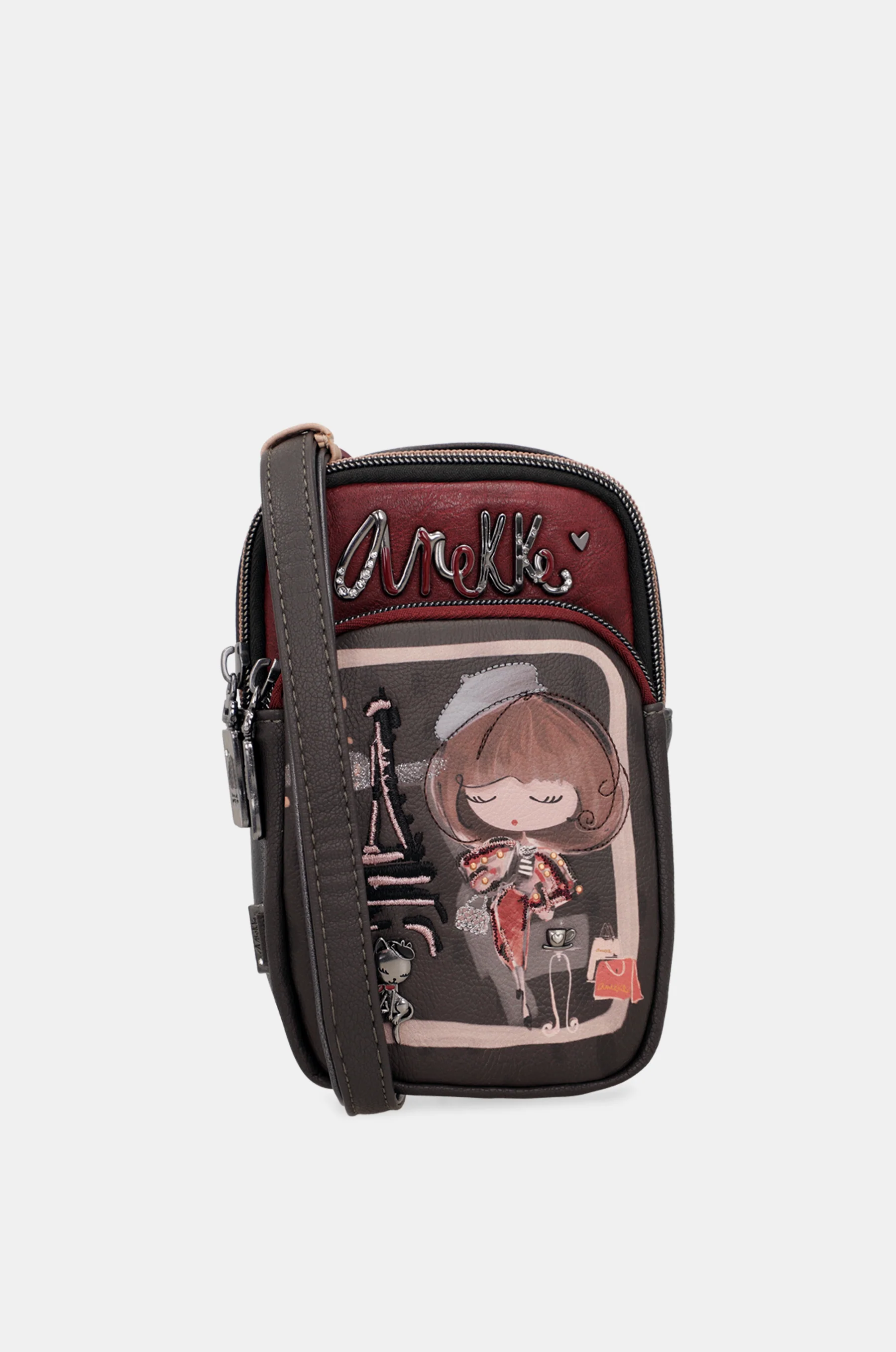 Mademoiselle mini crossbody bag with pocket - Image 5