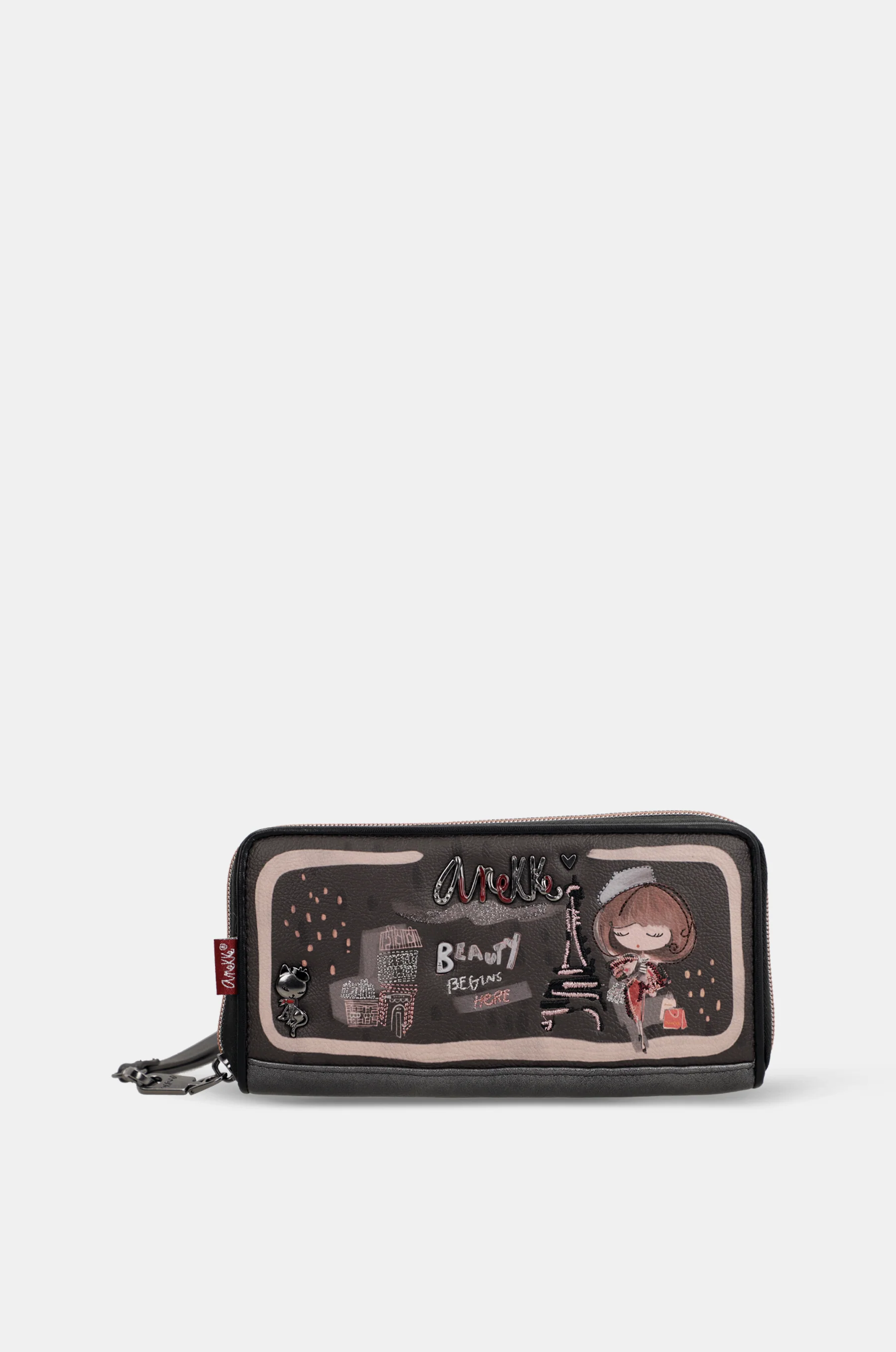 Mademoiselle printed large RFID wallet - Image 2