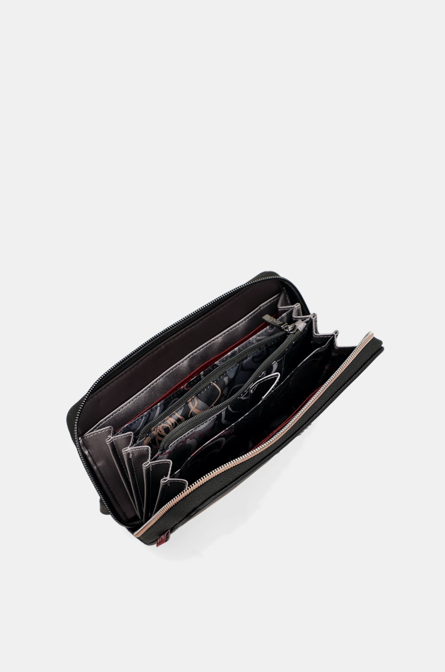 Mademoiselle printed large RFID wallet - Image 6