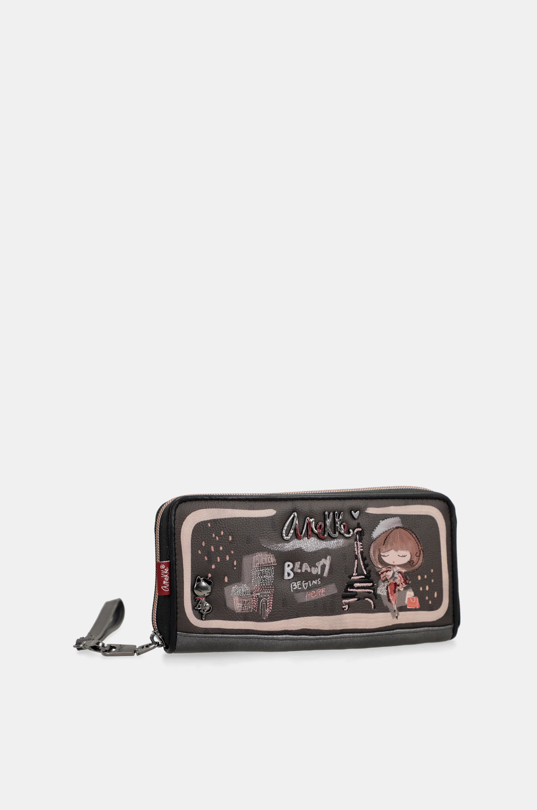 Mademoiselle printed large RFID wallet - Image 8