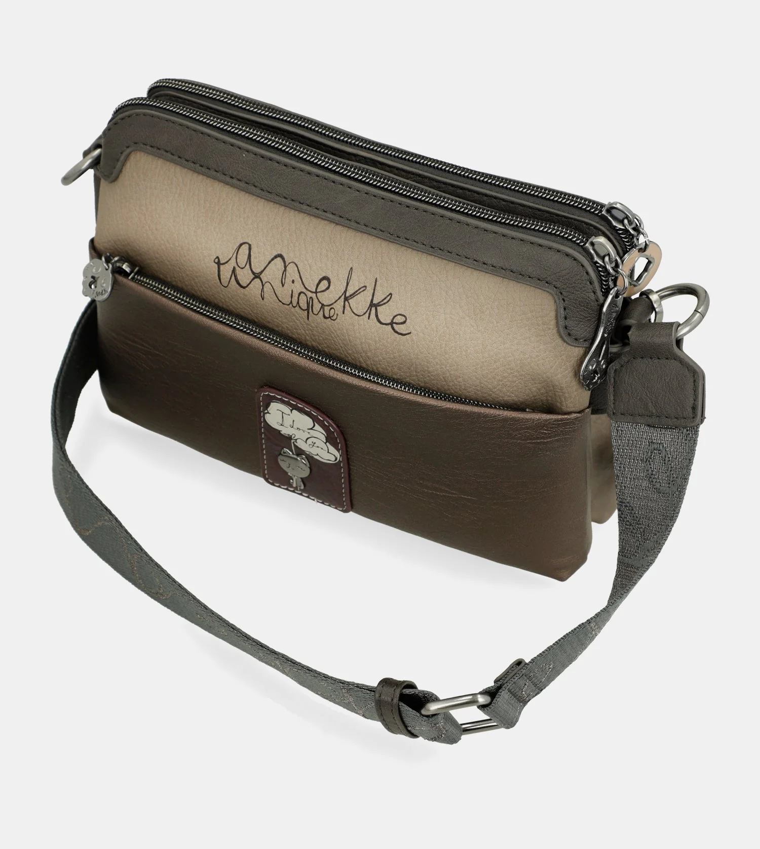 Manifesto double-compartment crossbody bag - Image 9