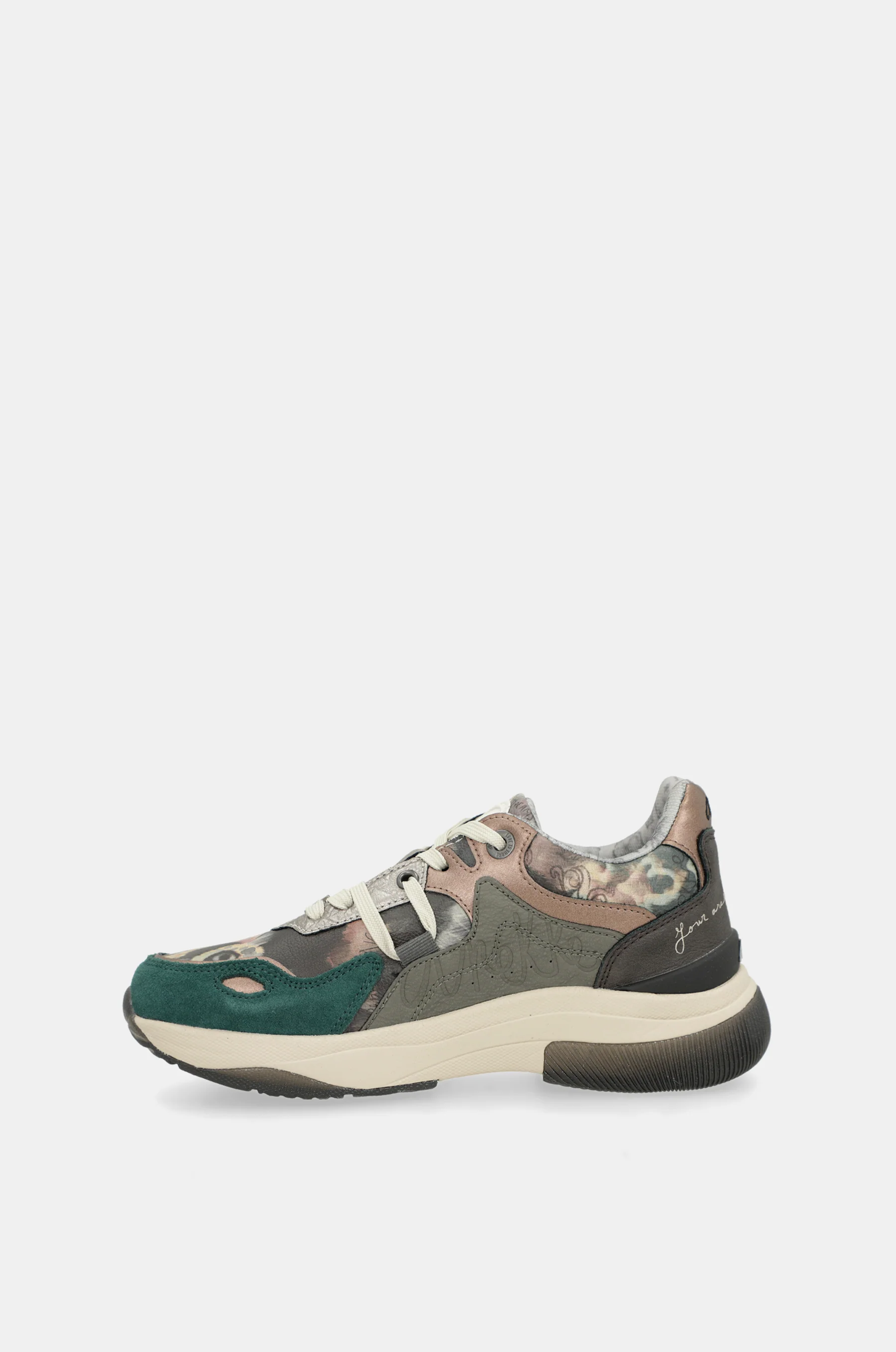 Manifesto green printed sneakers - Image 8