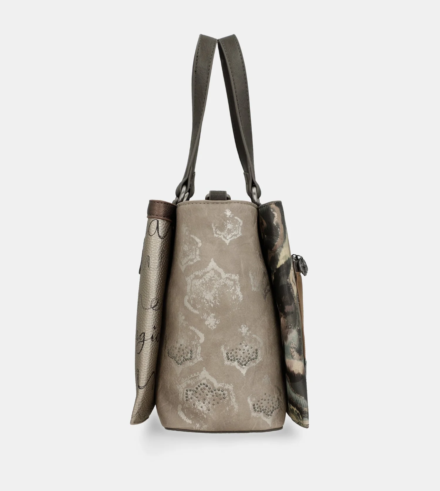 Manifesto handbag with shoulder strap - Image 4