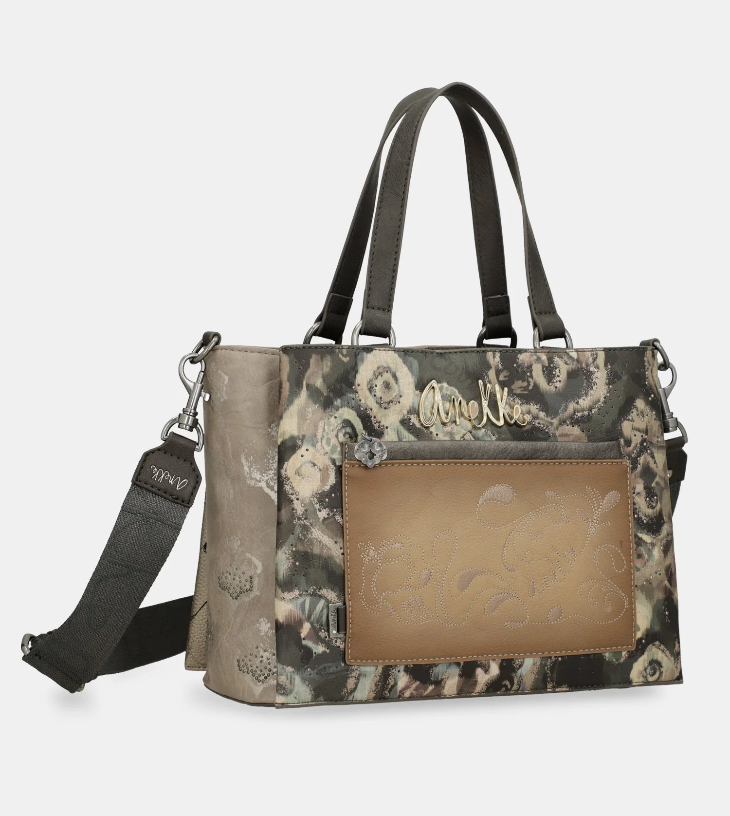 Manifesto handbag with shoulder strap - Image 6