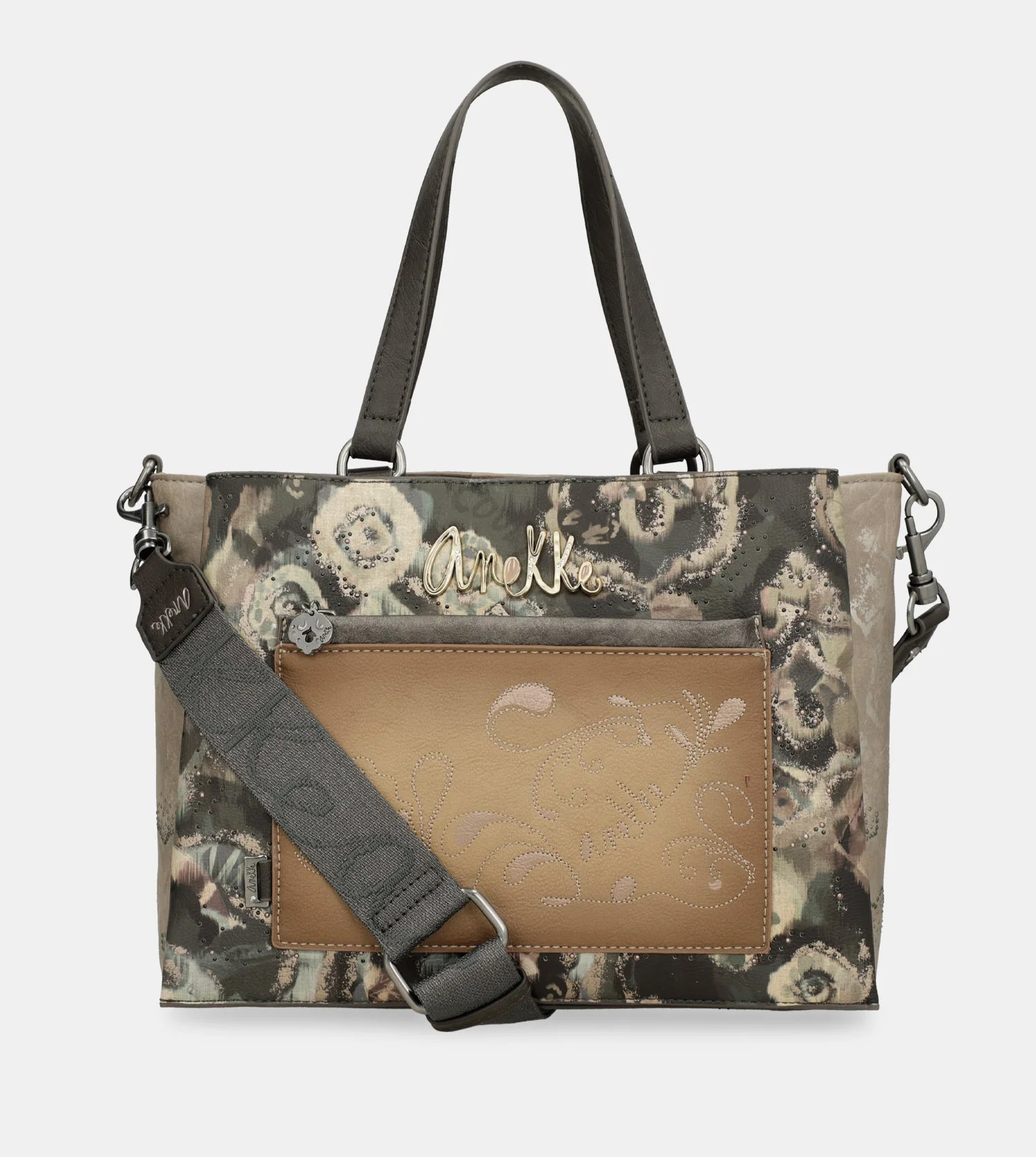 Manifesto handbag with shoulder strap - Image 7
