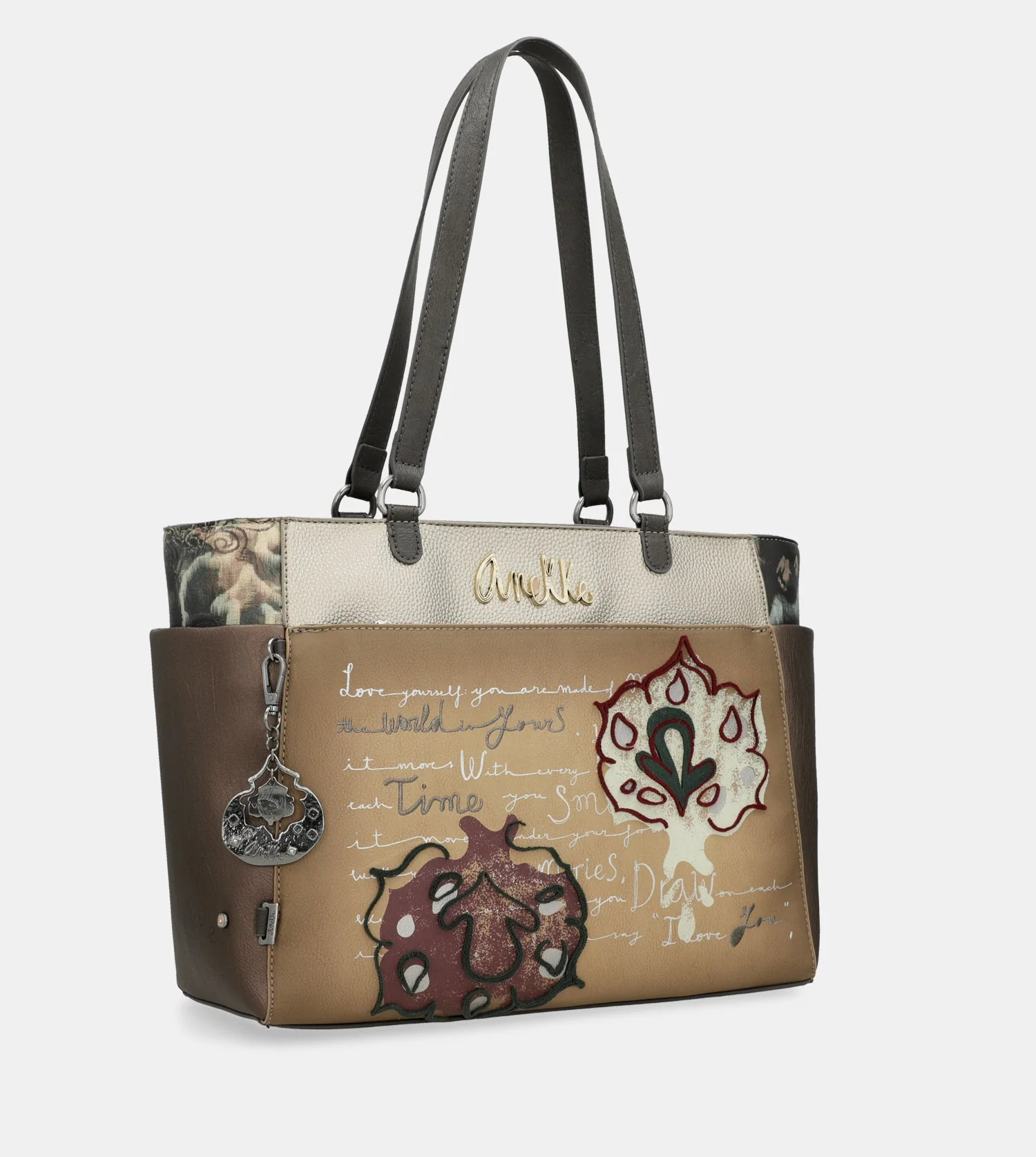 Manifesto large shoulder bag - Image 7