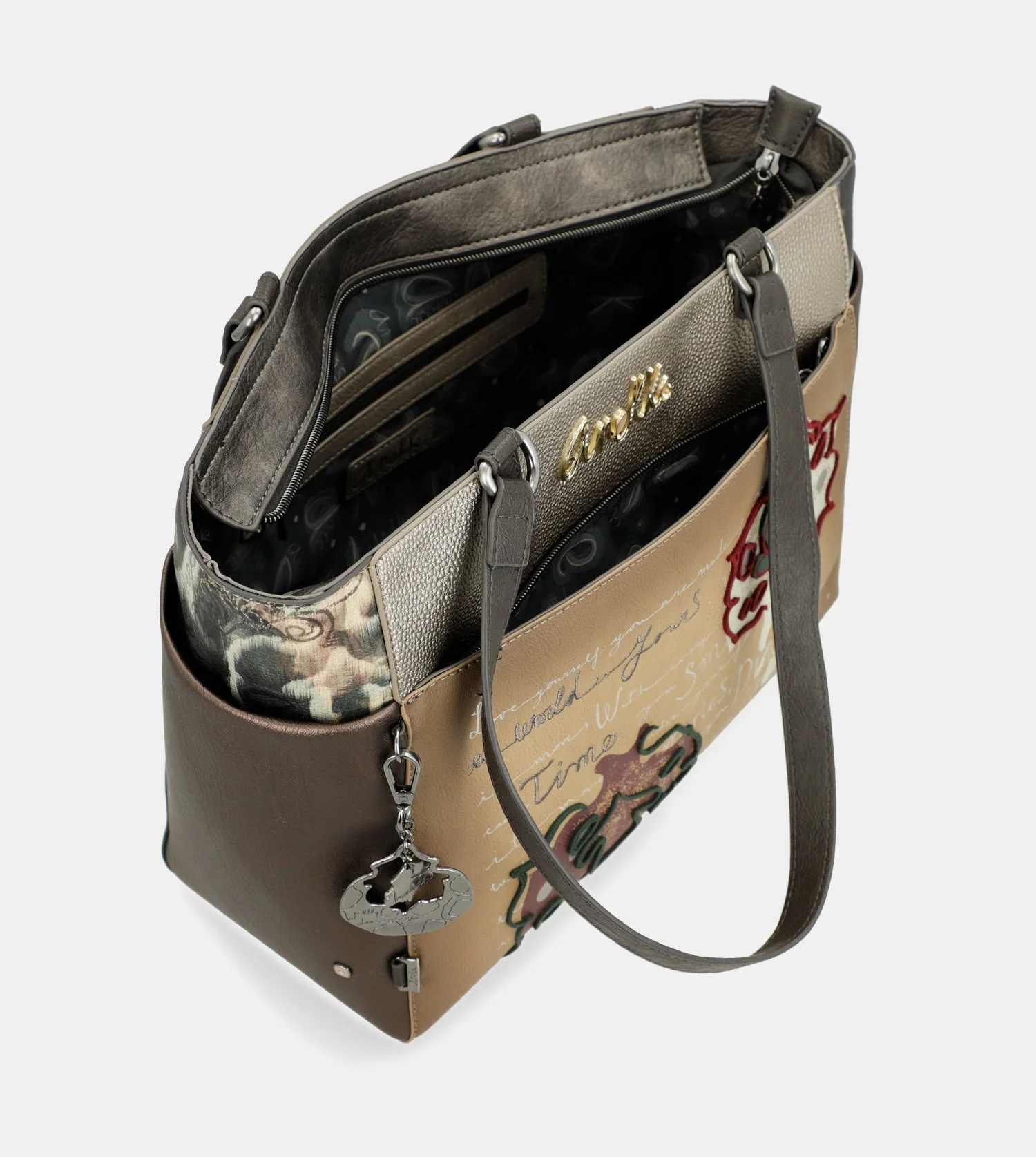 Manifesto large shoulder bag - Image 9
